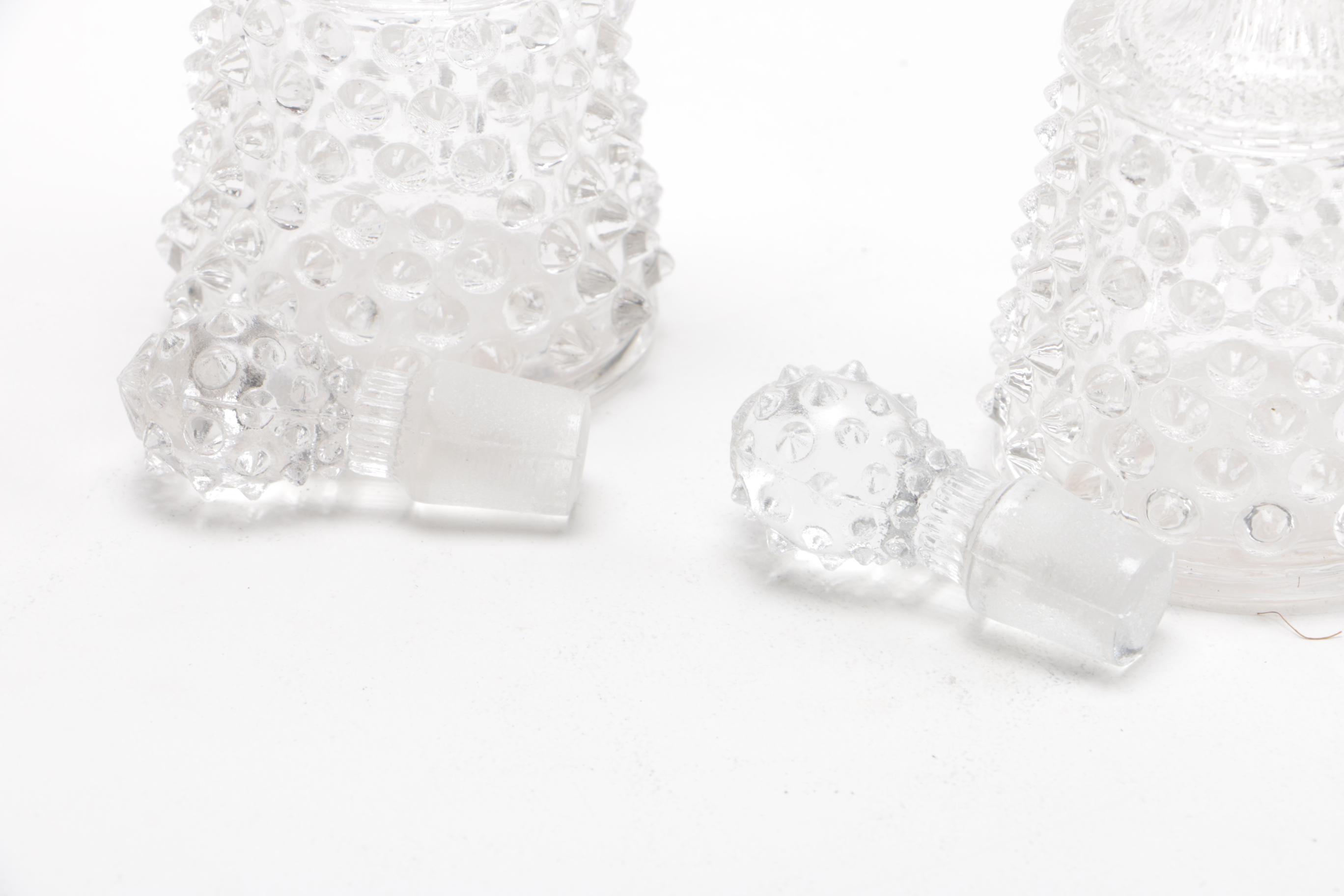 Cruet Set with Silver-Plated Stand