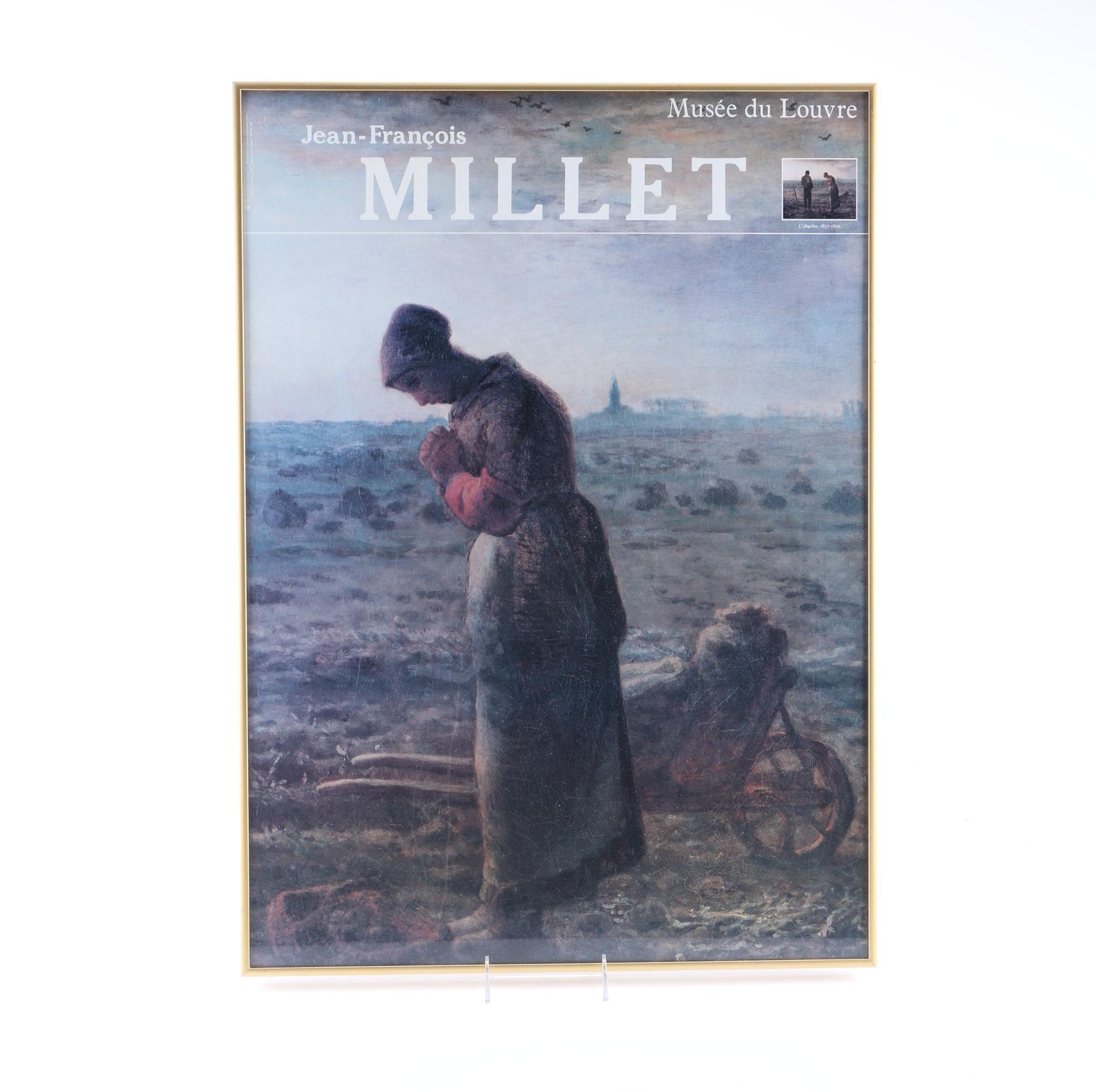 Jean-Francois Millet Offset Lithograph Louvre Museum Poster