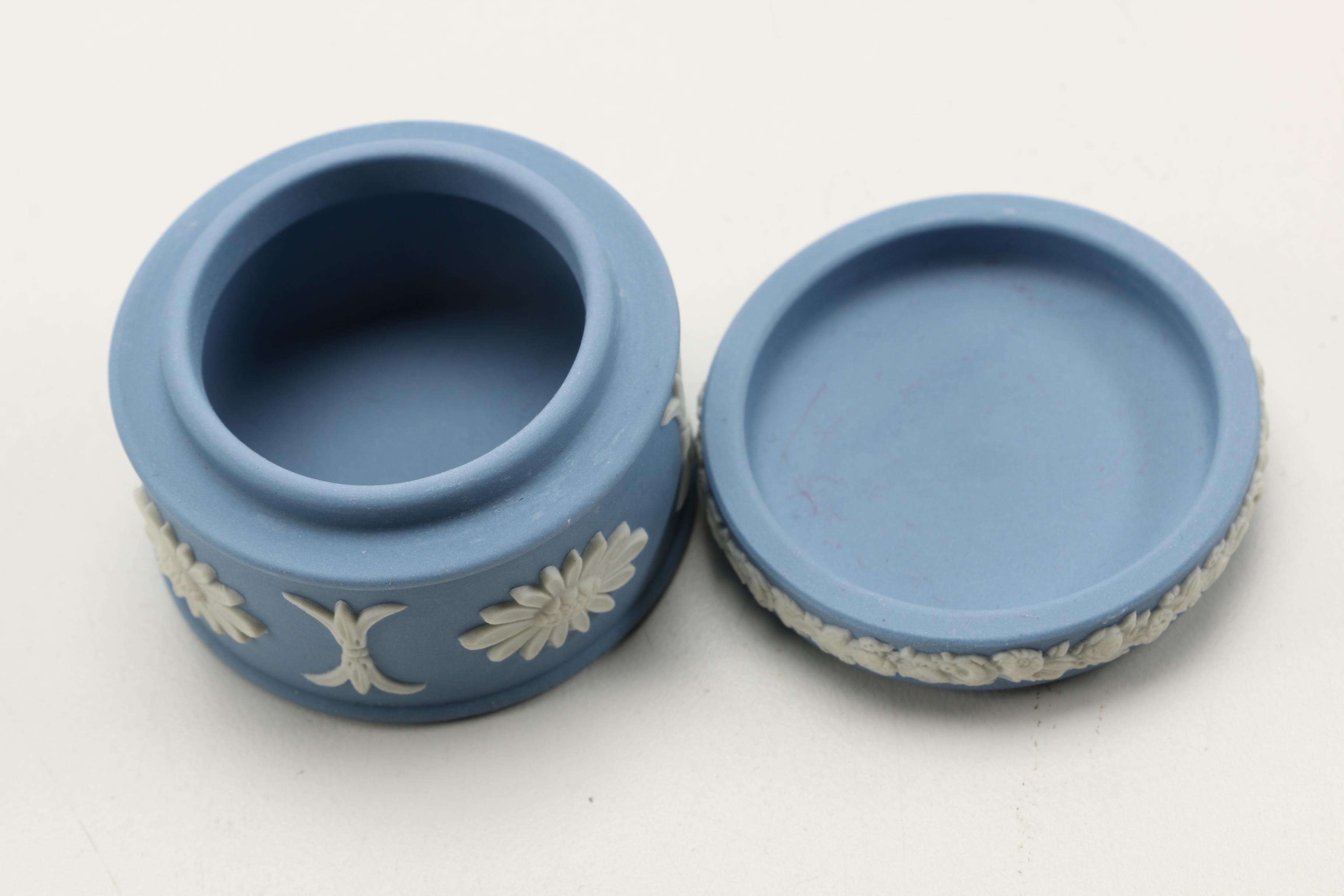 Wedgwood Jasperware in Dark Blue and Wedgwood Blue