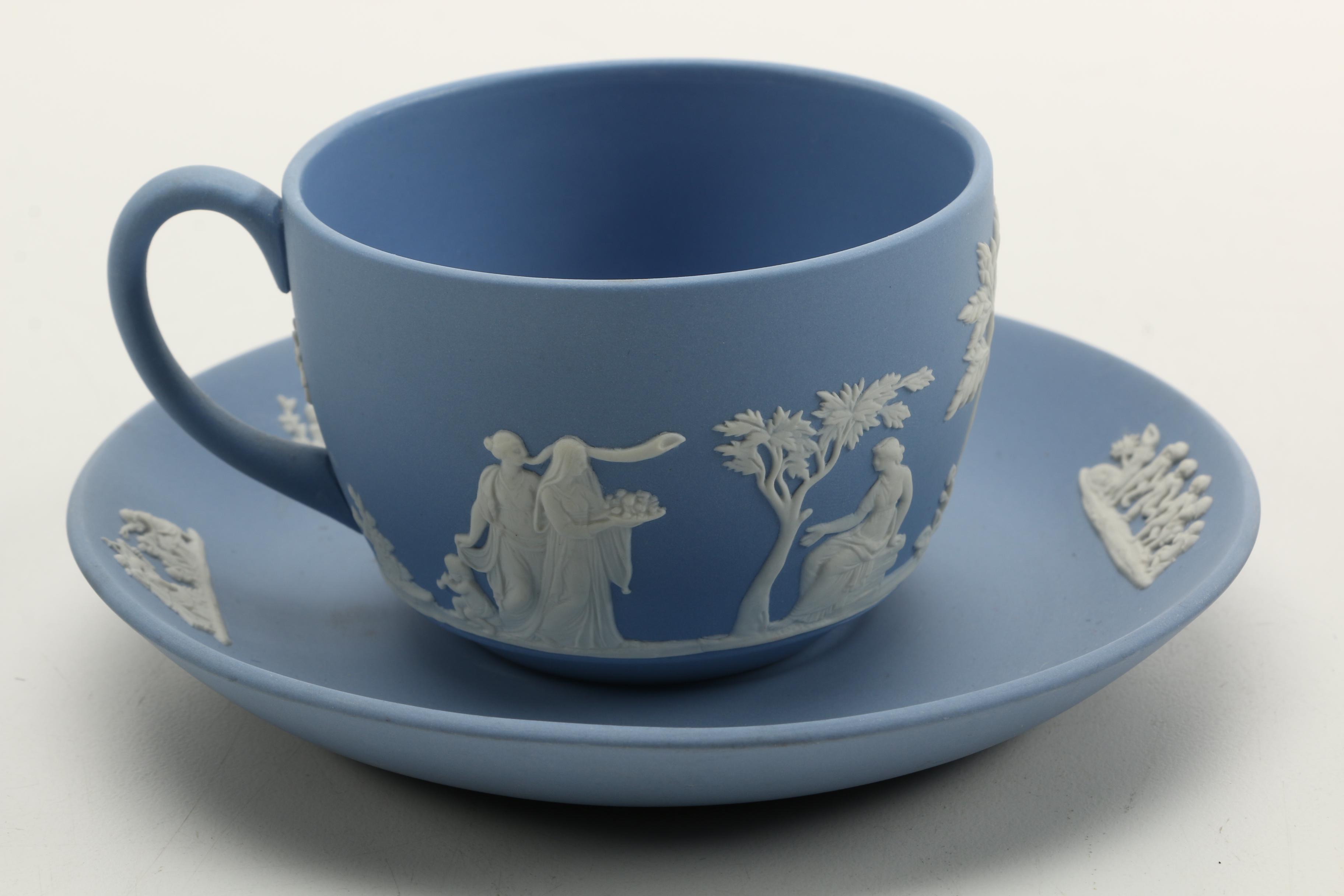 Wedgwood Jasperware in Dark Blue and Wedgwood Blue