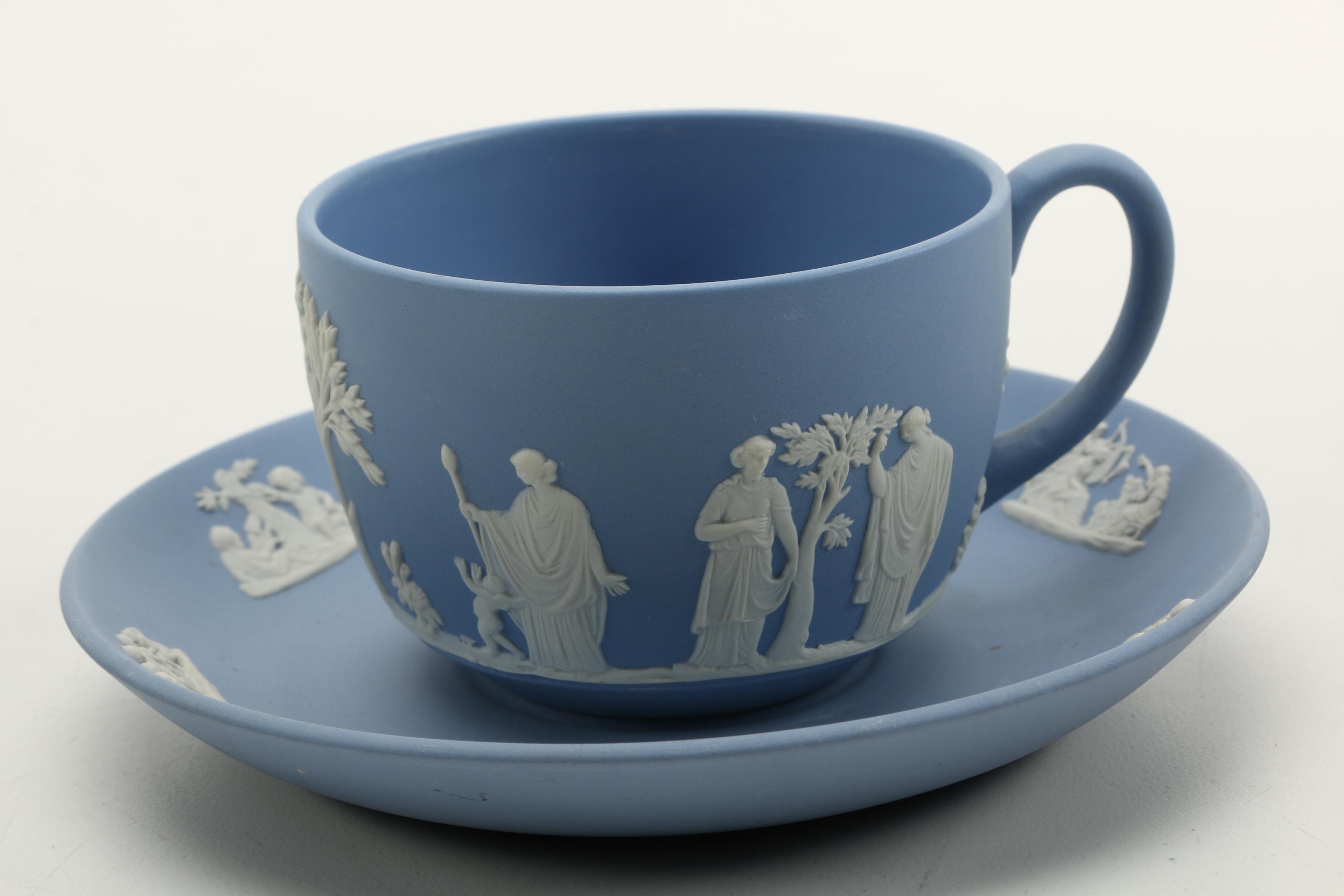 Wedgwood Jasperware in Dark Blue and Wedgwood Blue