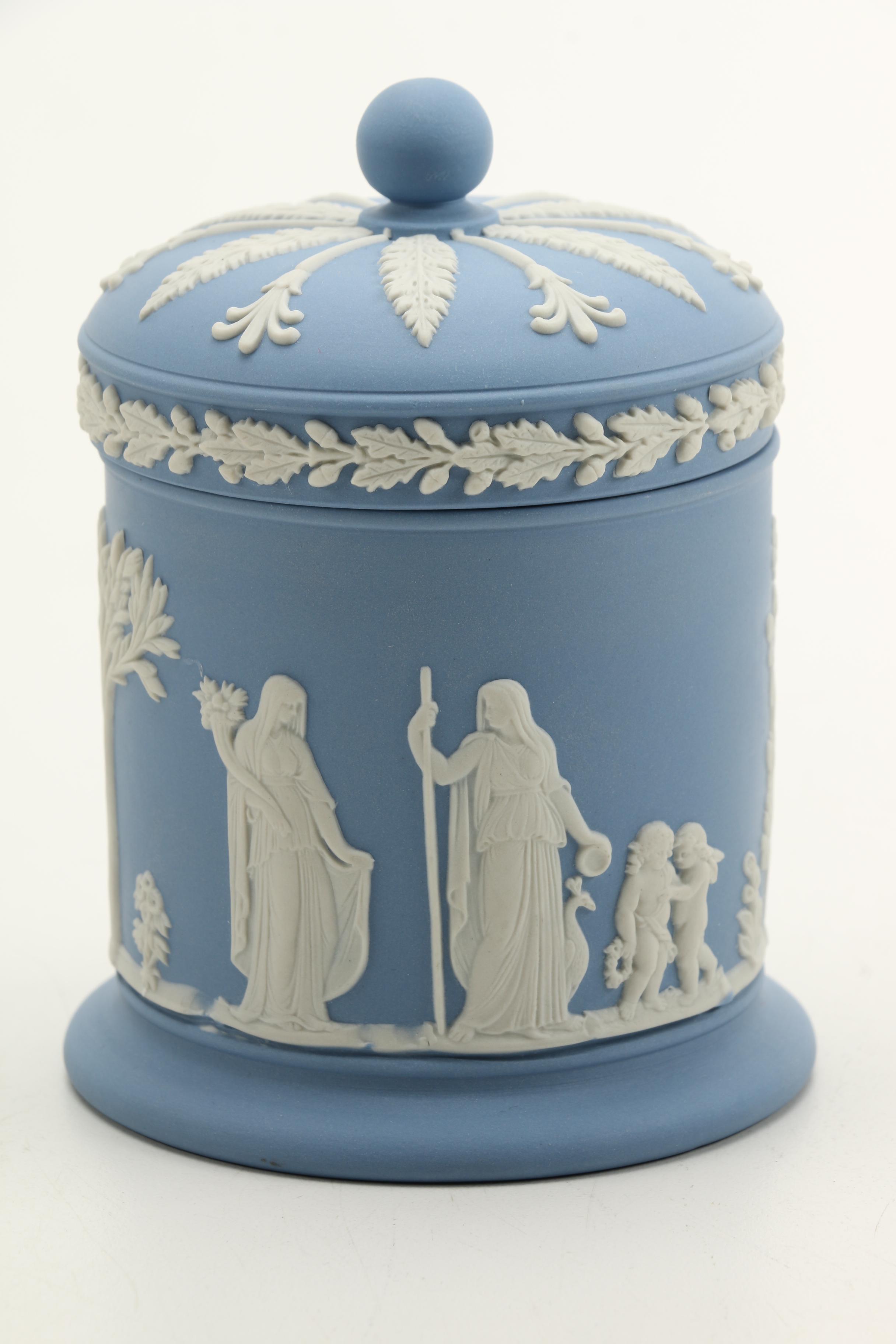 Wedgwood Jasperware in Dark Blue and Wedgwood Blue