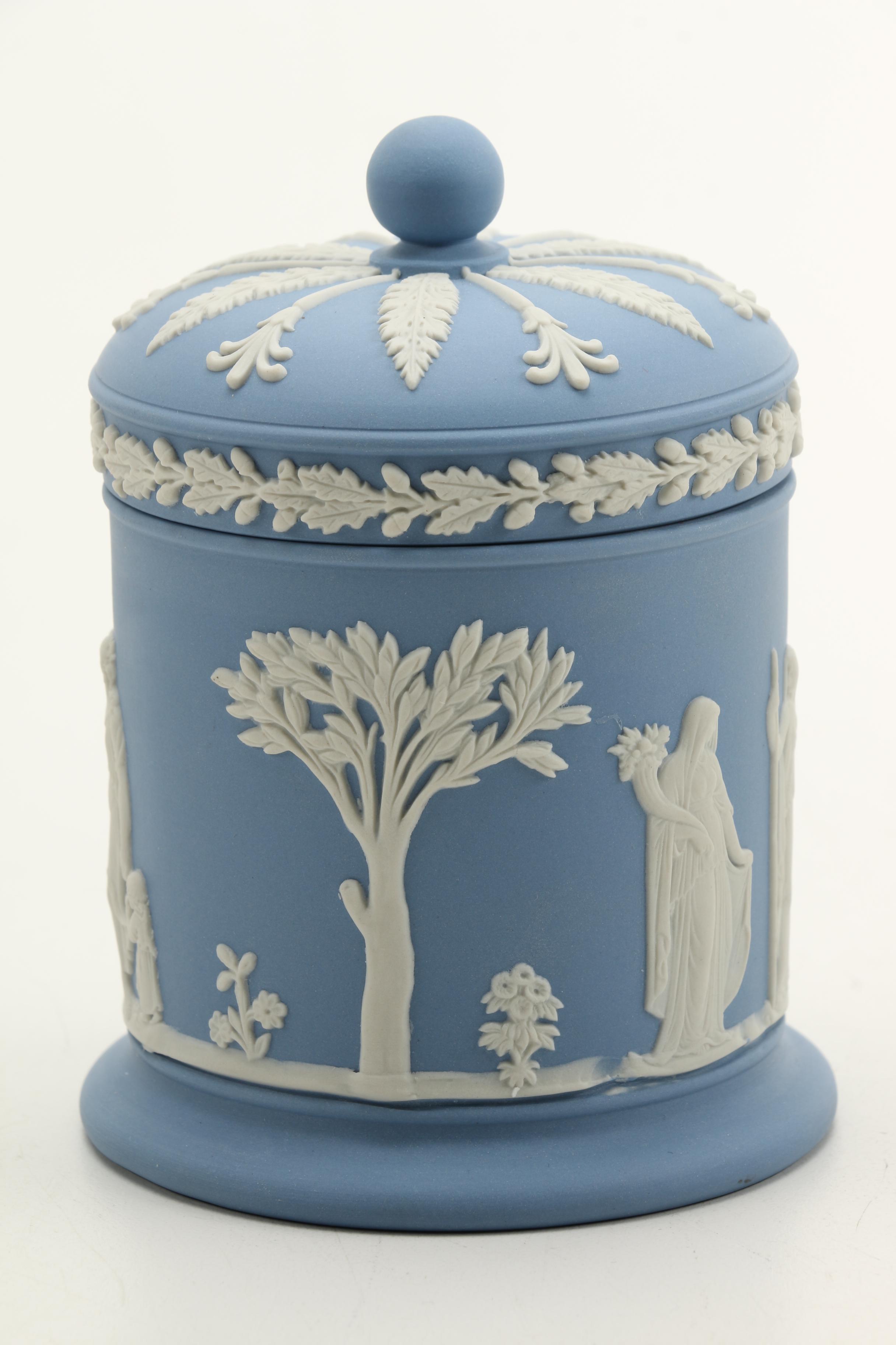 Wedgwood Jasperware in Dark Blue and Wedgwood Blue