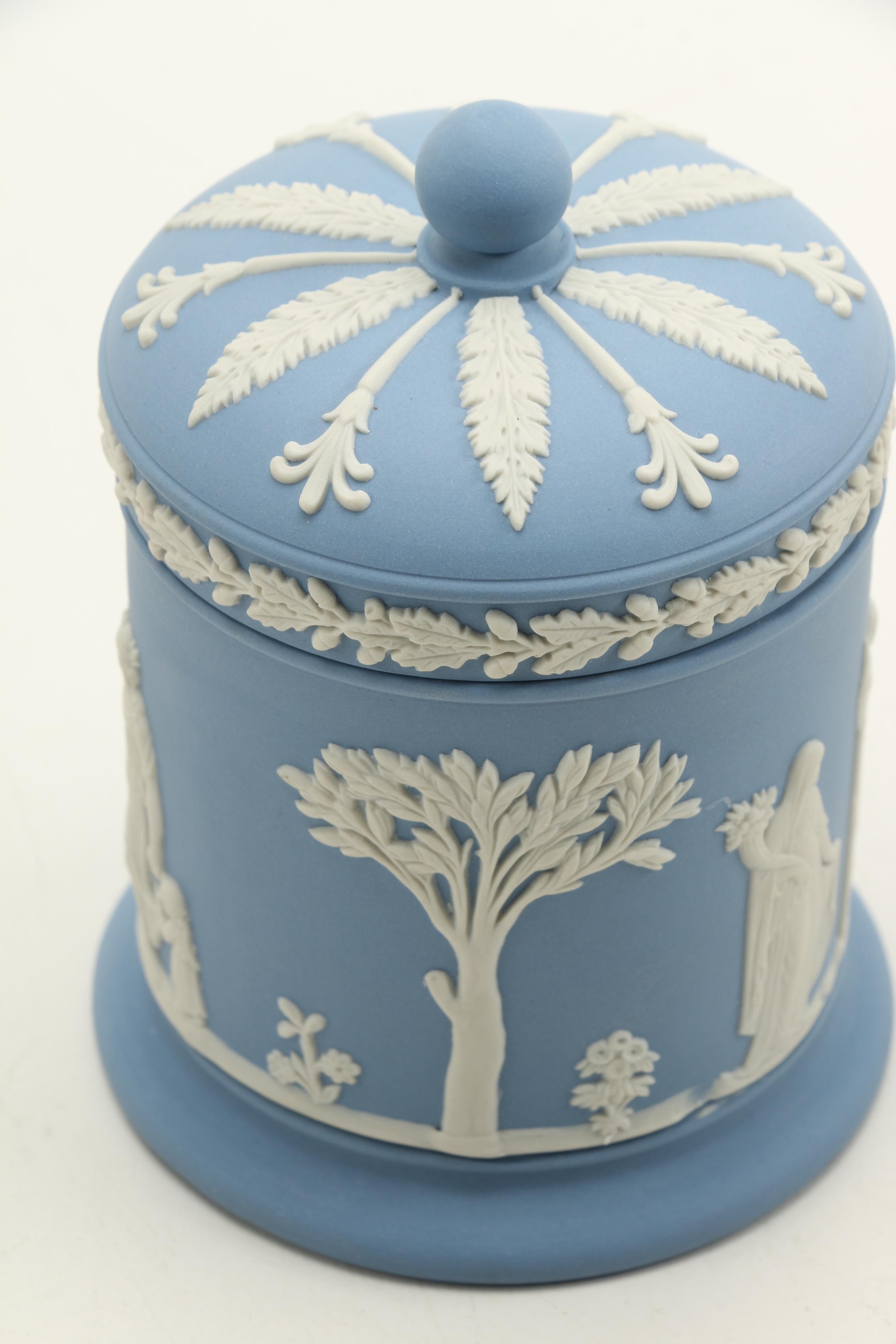 Wedgwood Jasperware in Dark Blue and Wedgwood Blue