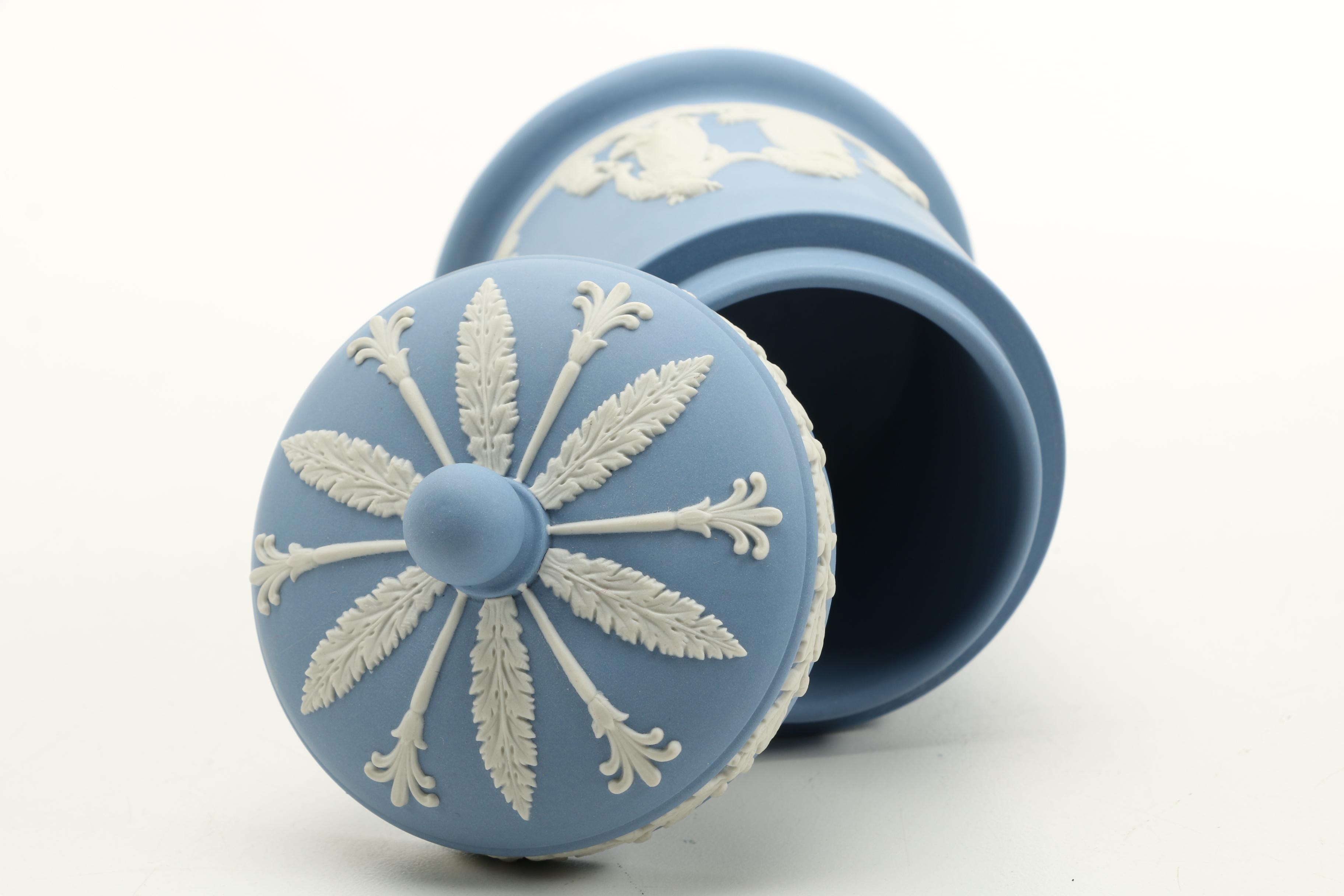 Wedgwood Jasperware in Dark Blue and Wedgwood Blue