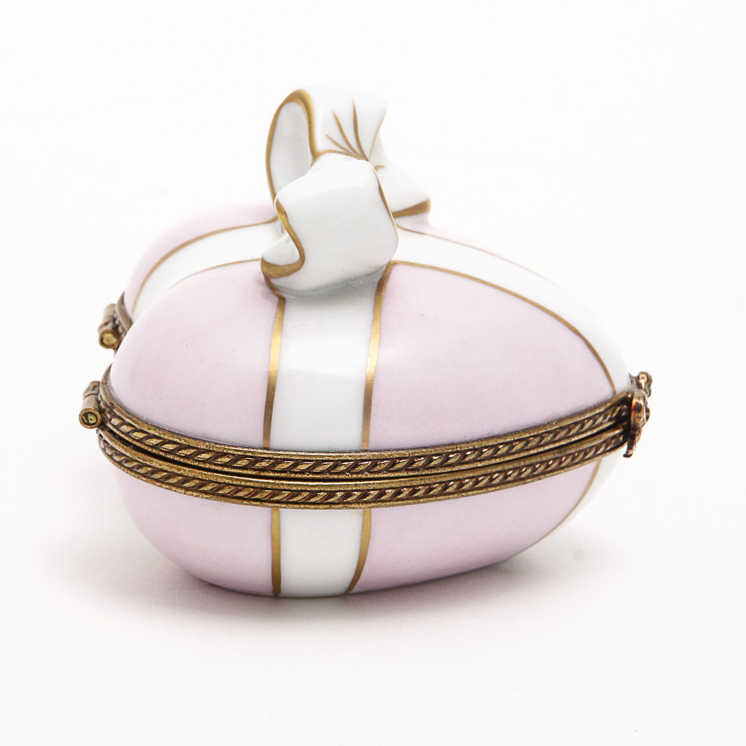 Limoges Porcelain Heart Trinket Box