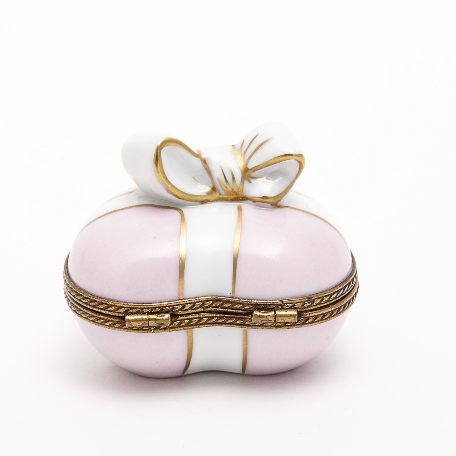 Limoges Porcelain Heart Trinket Box