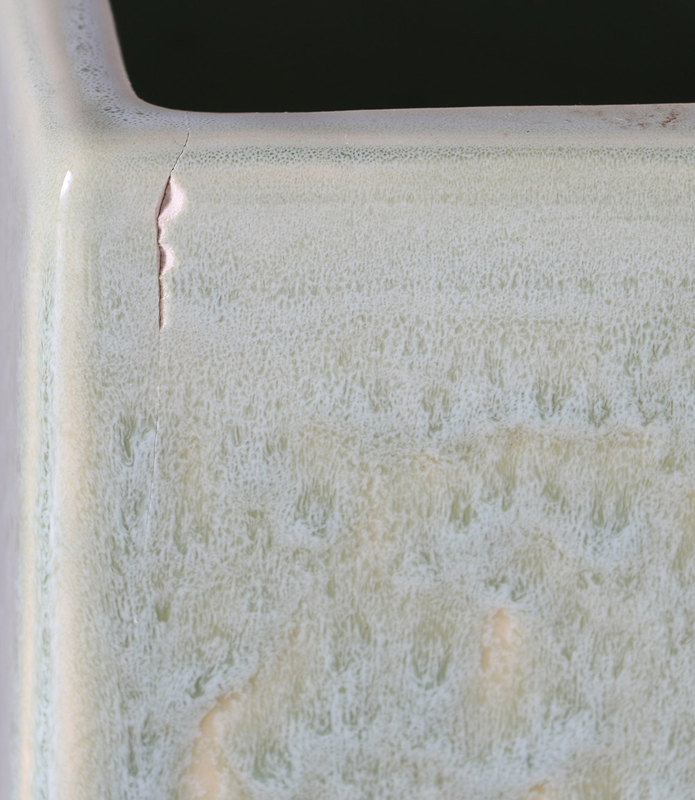 Celadon Oil Drop Glaze Vase