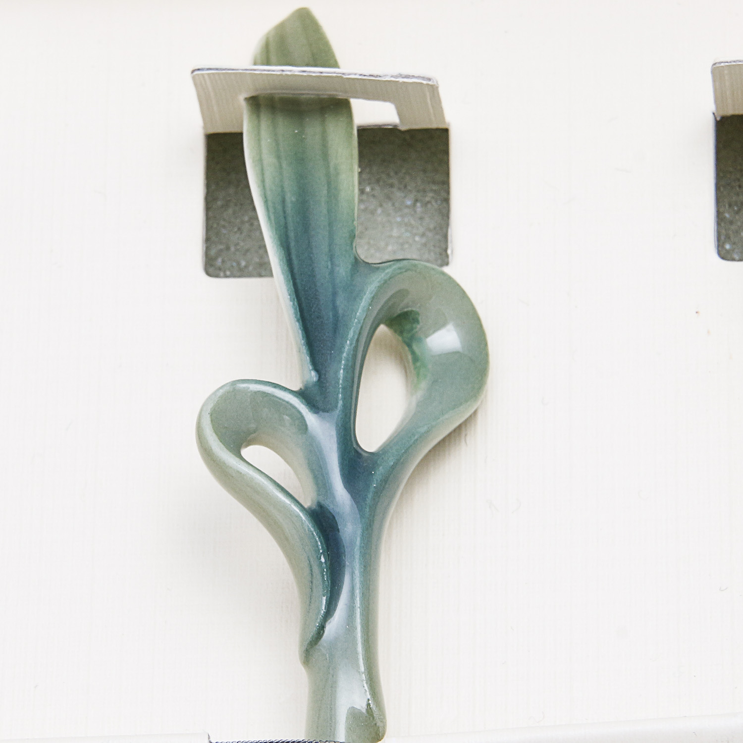 Set of Four Franz Flower Porcelain Spoons