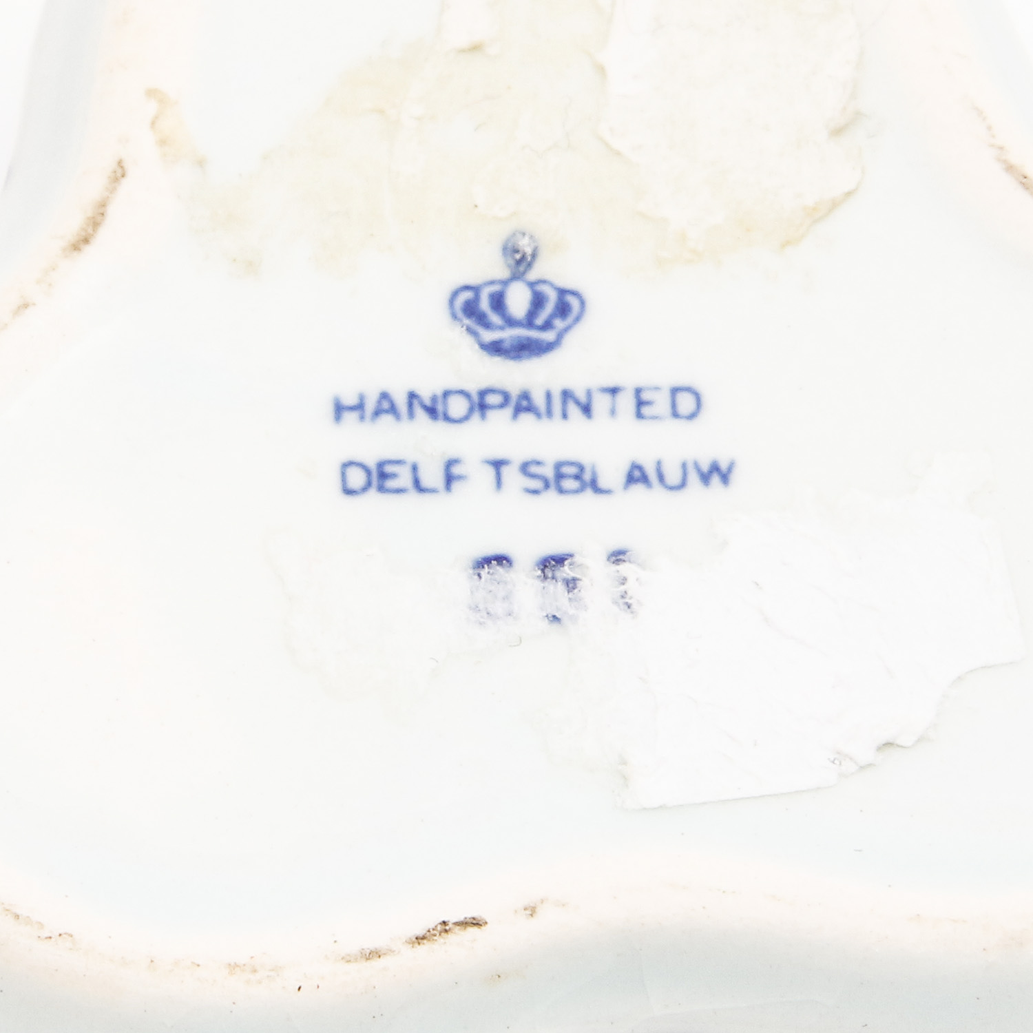 Vintage Delft China Trinket Box