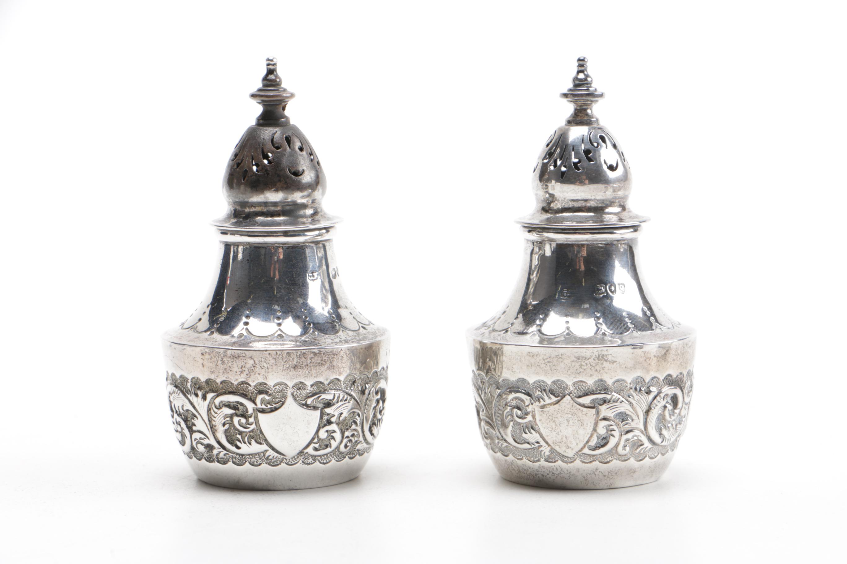 Charles Edwards London Sterling Miniature Serving Set