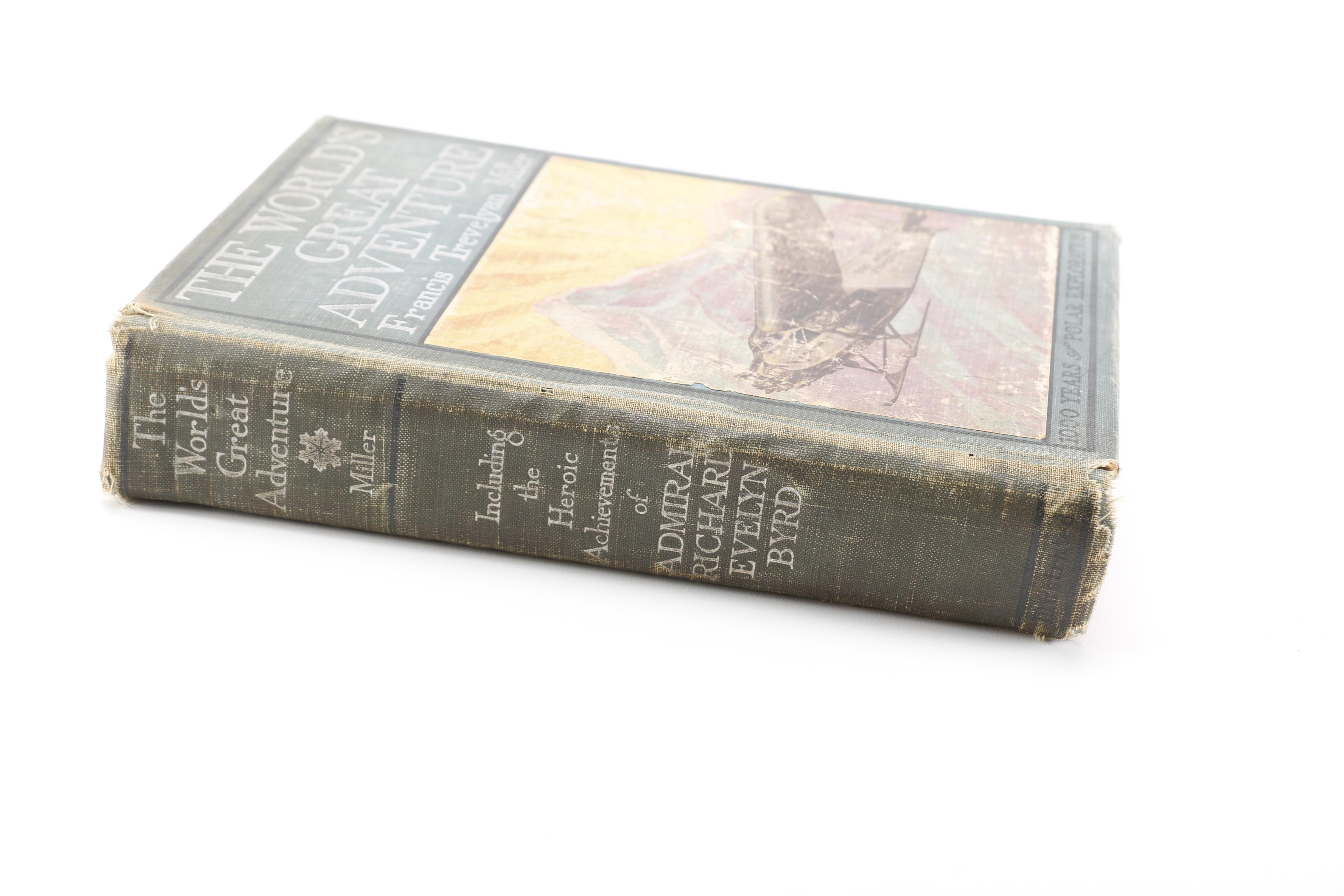 1930 Illustrated "The World's Great Adventure: One Thousand Years of Polar Exploration""