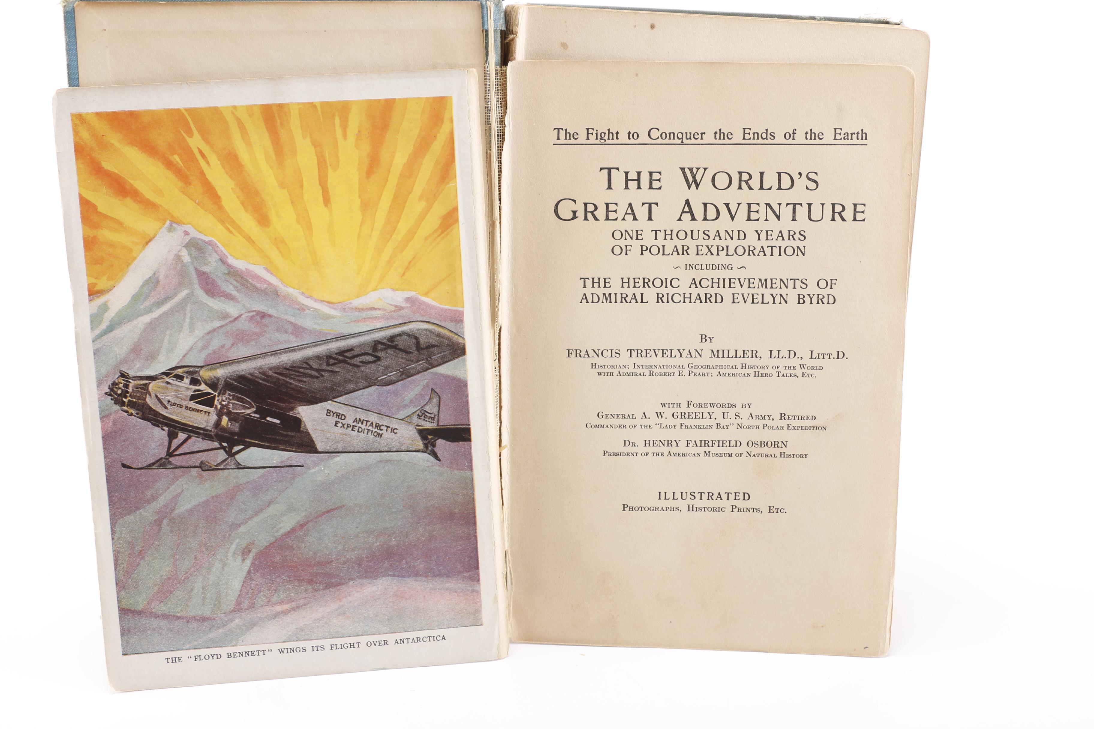 1930 Illustrated "The World's Great Adventure: One Thousand Years of Polar Exploration""