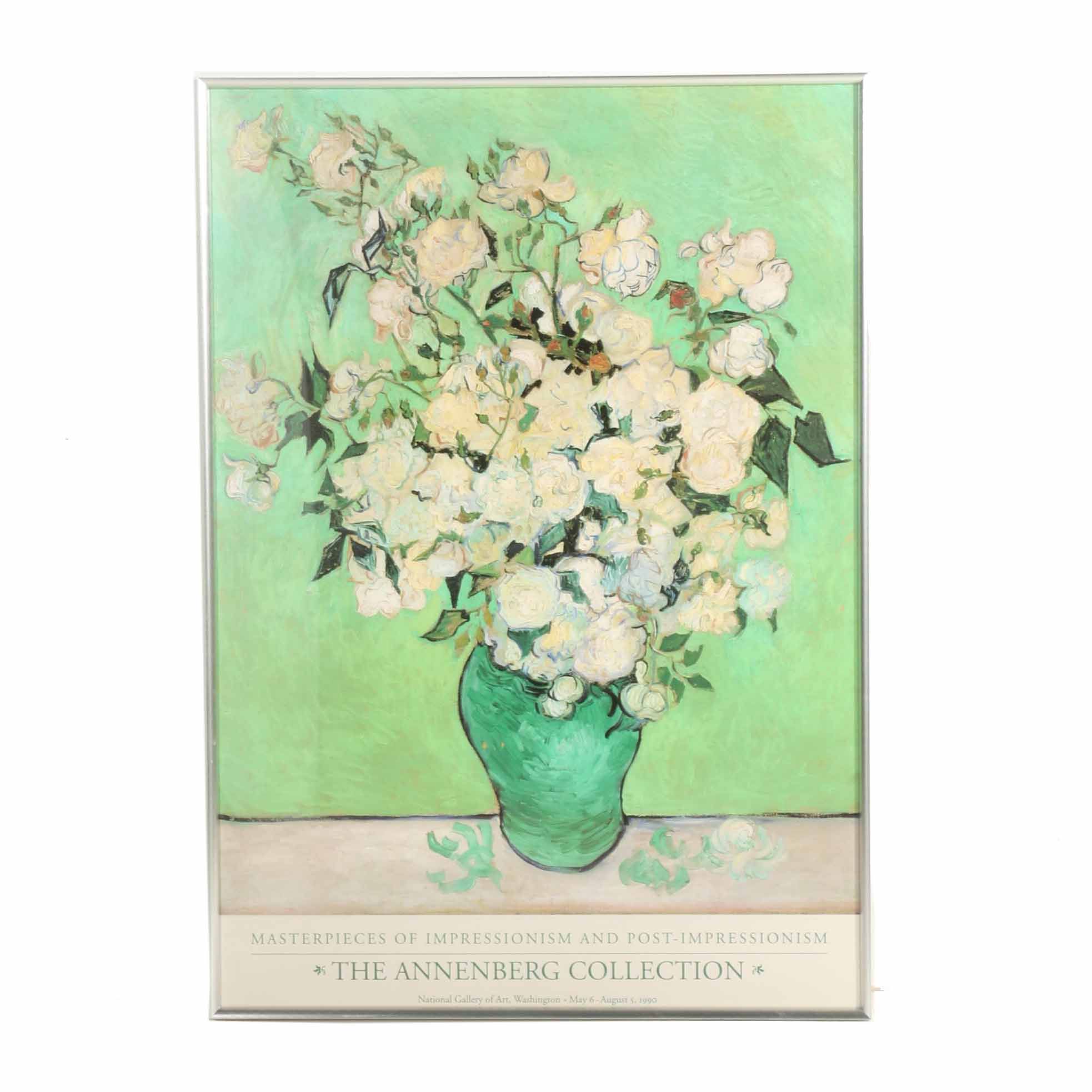 Offset Lithograph Exhibition Poster for "The Annenberg Collection"