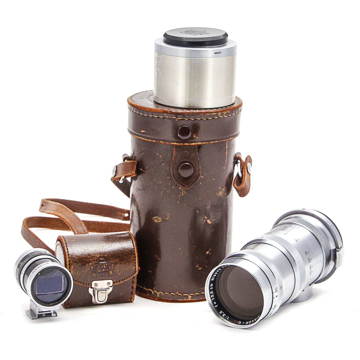 Nippon Kogaku Japan Nikkor-Q and Nippon Kogaku View Finder