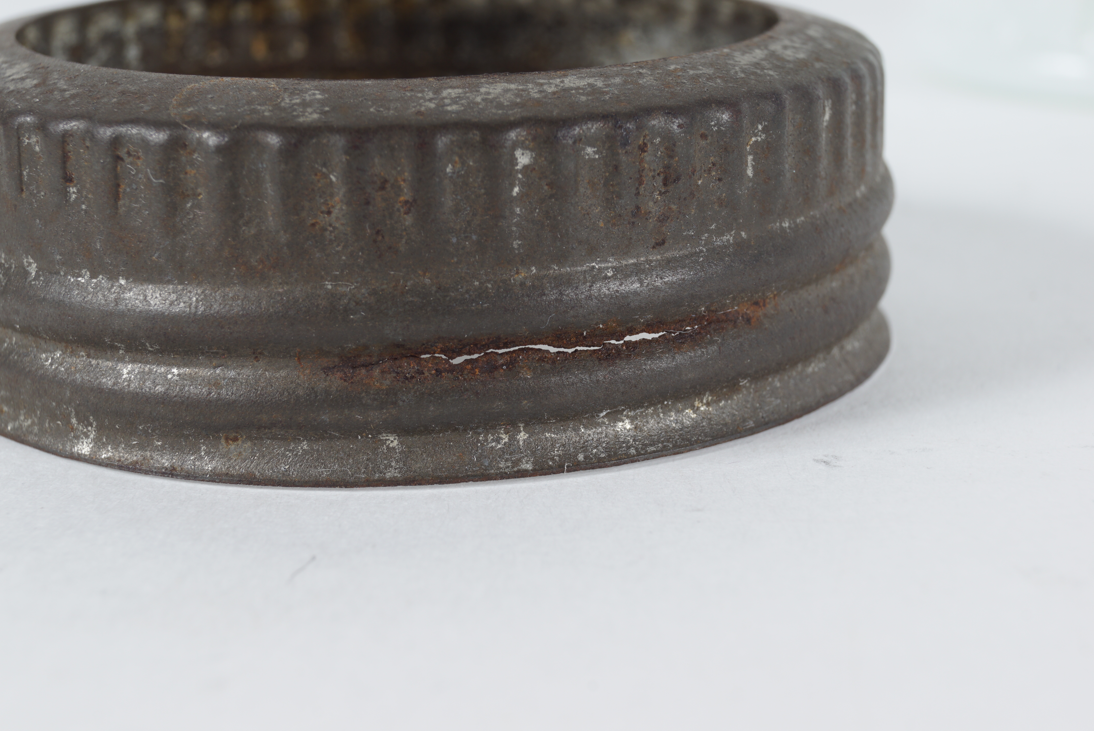 Antique Owl Shaped Milk Glass Mustard Jar