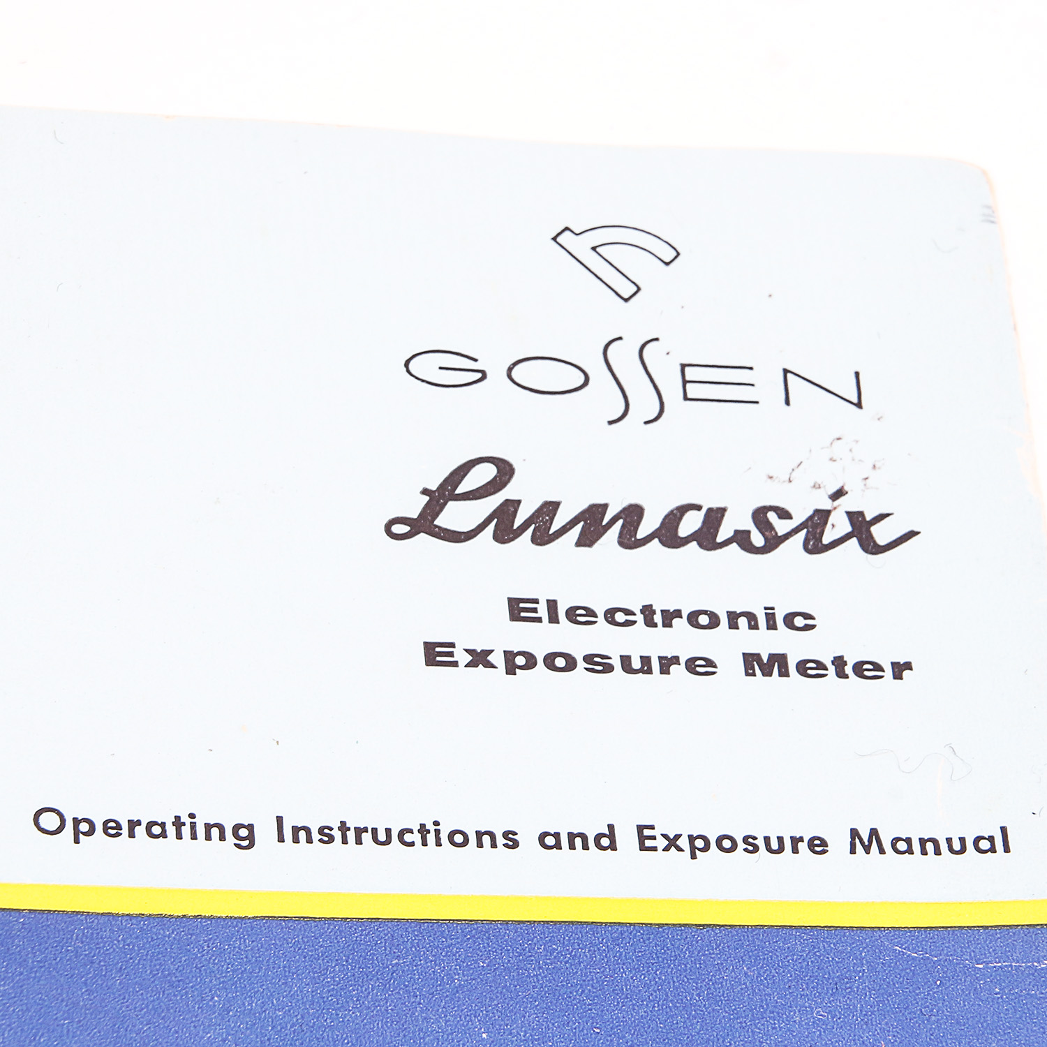 Gossen Lunasix Electronic Exposure Meter