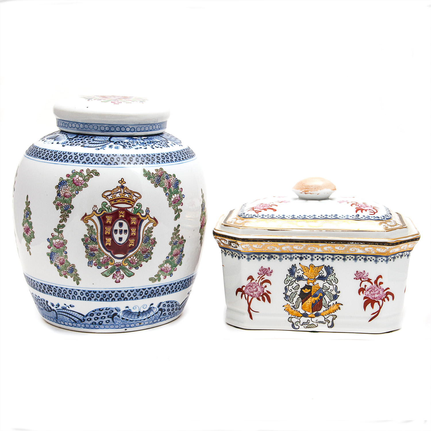 Asian Inspired Ginger Jar and Box