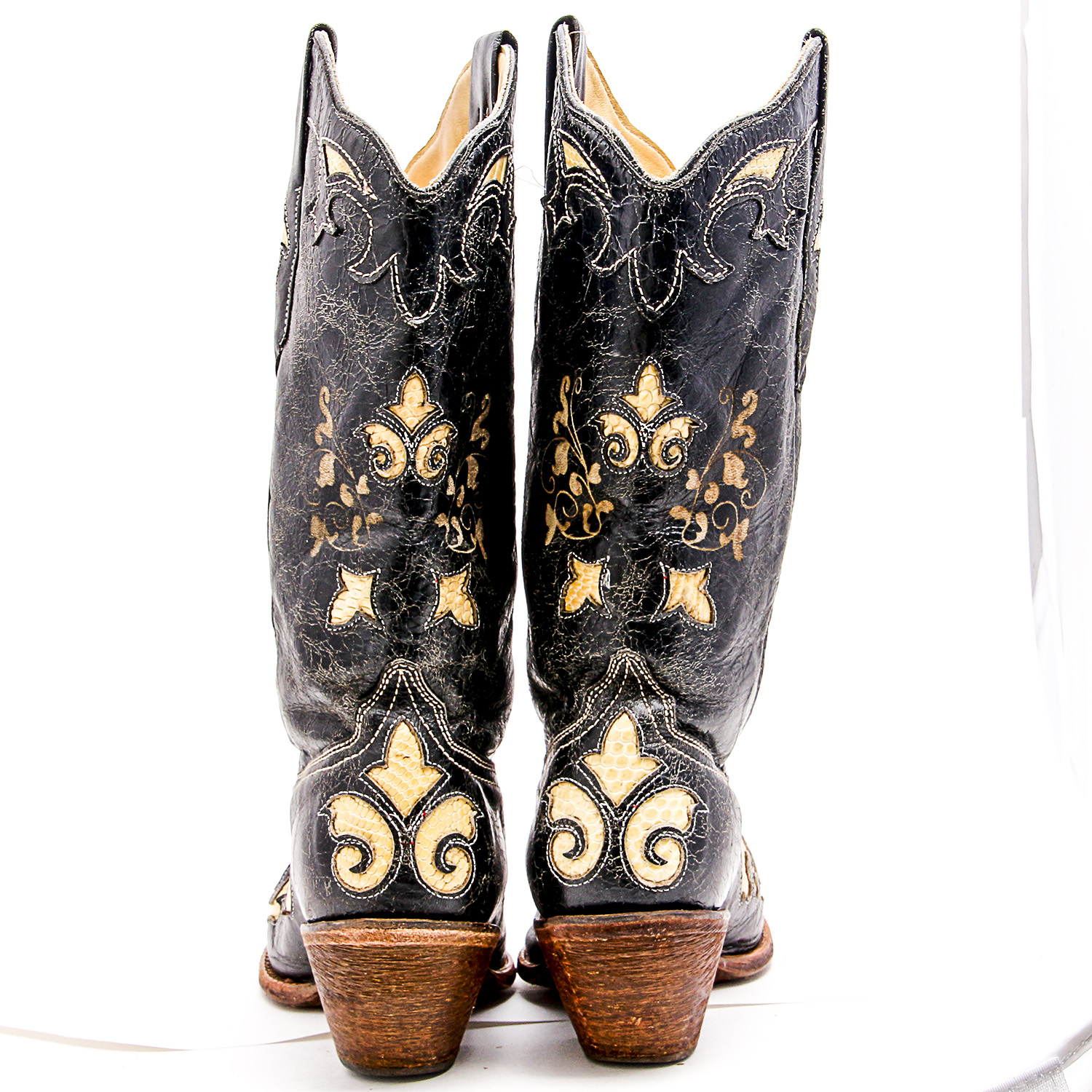 Heritage Finish Women's Corral Cowboy Boots