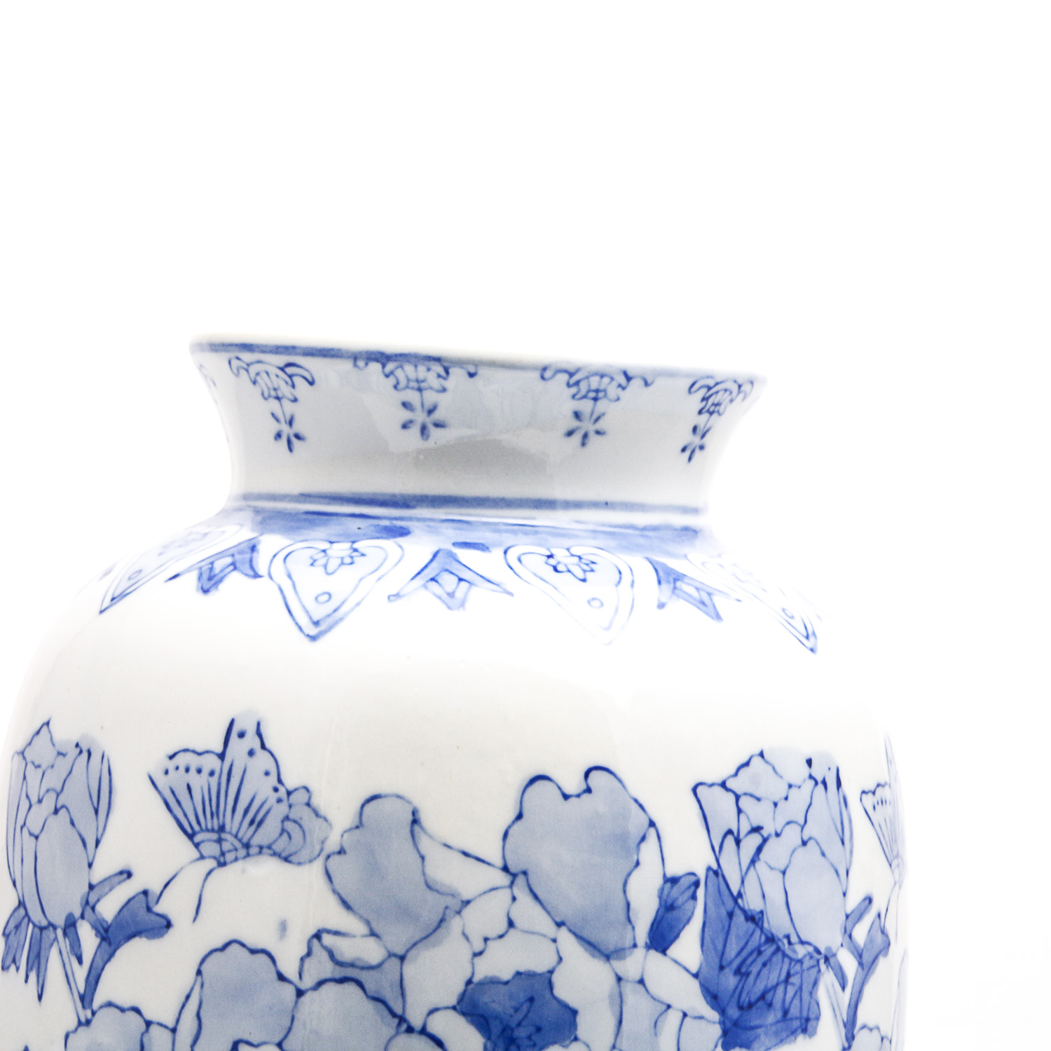 Pair of Blue and White Chinese Vases