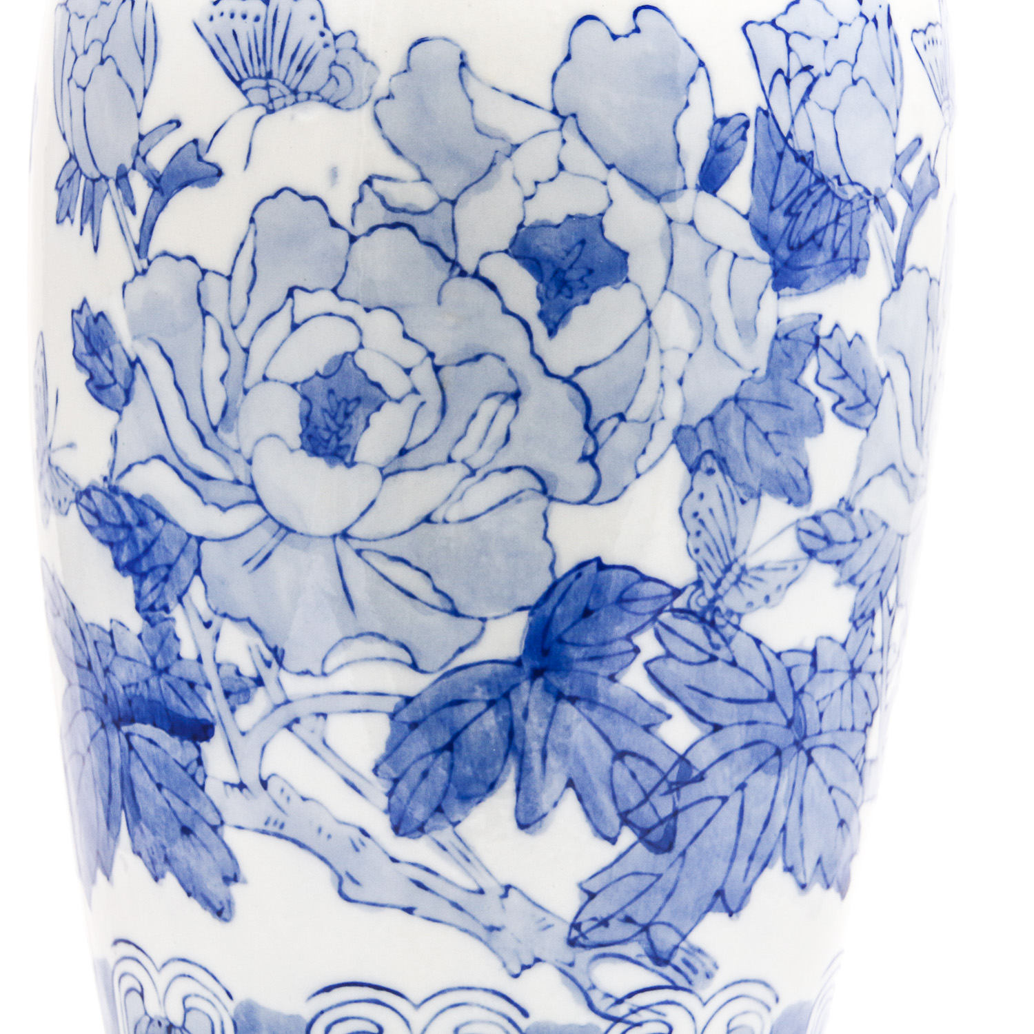 Pair of Blue and White Chinese Vases