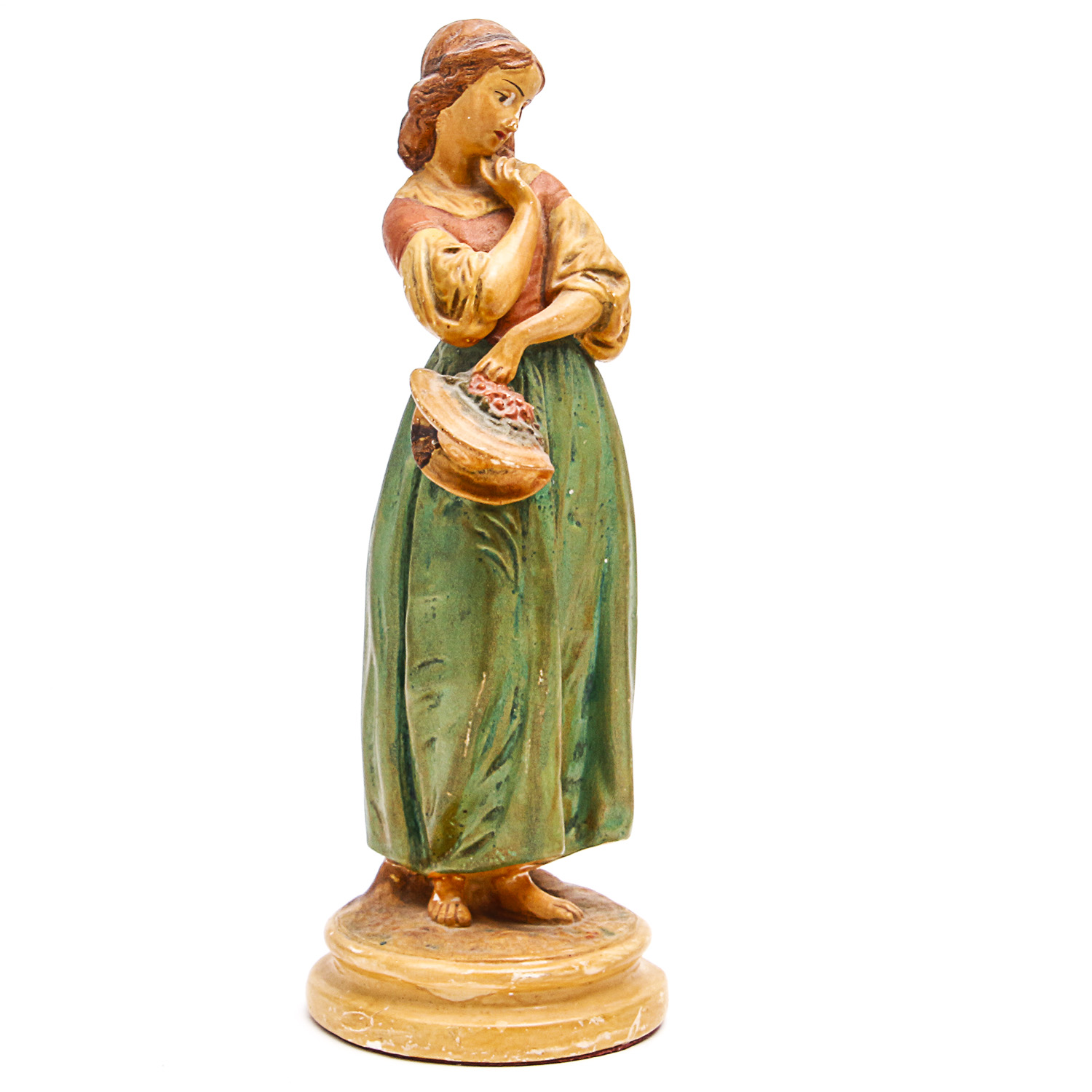 Pair of Antique Italian "Paste" Figurines