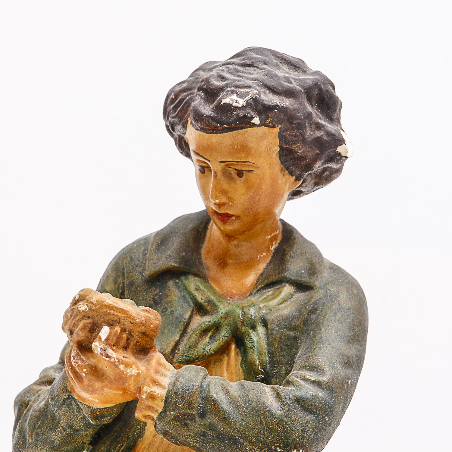 Pair of Antique Italian "Paste" Figurines