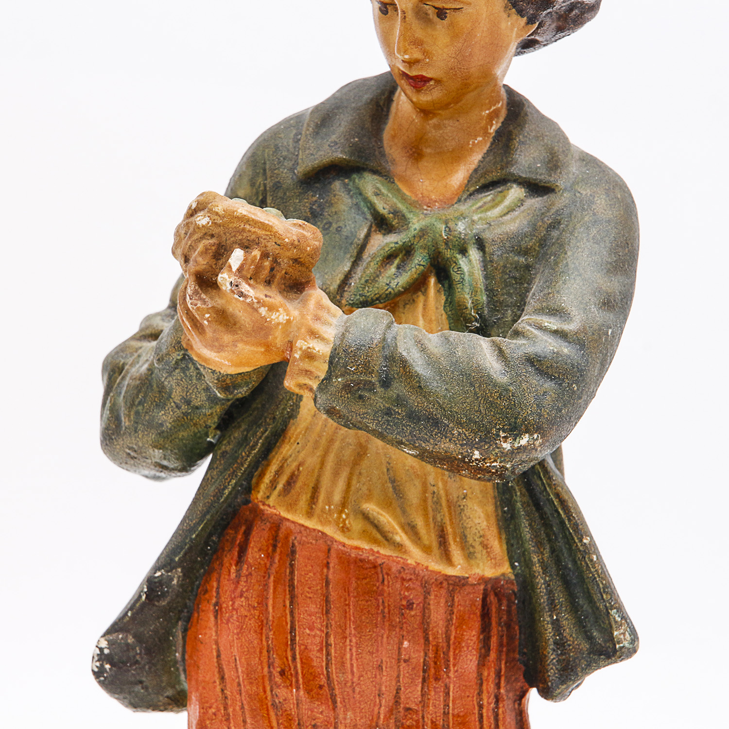 Pair of Antique Italian "Paste" Figurines