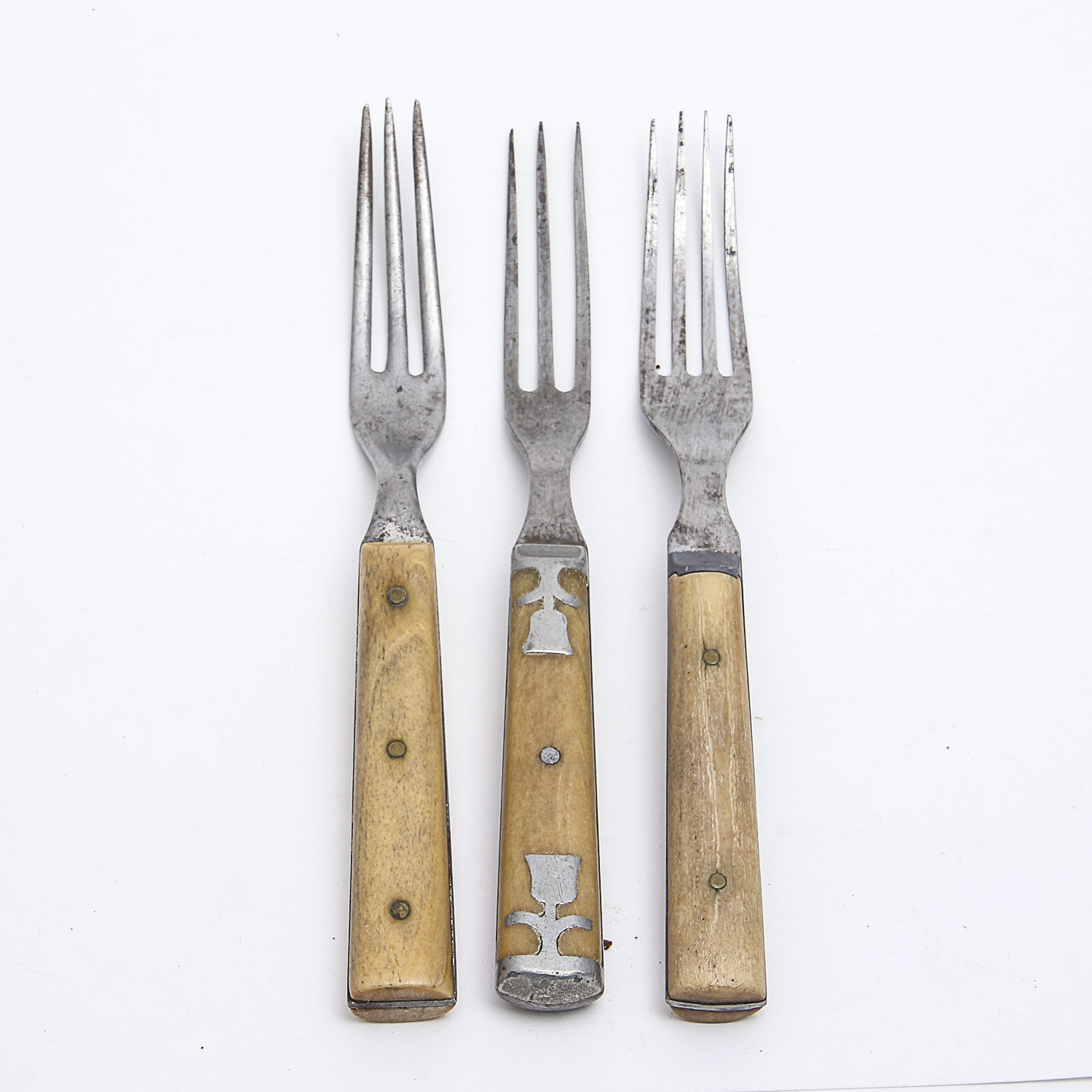 Collection of Antique Flatware including Horn Handled