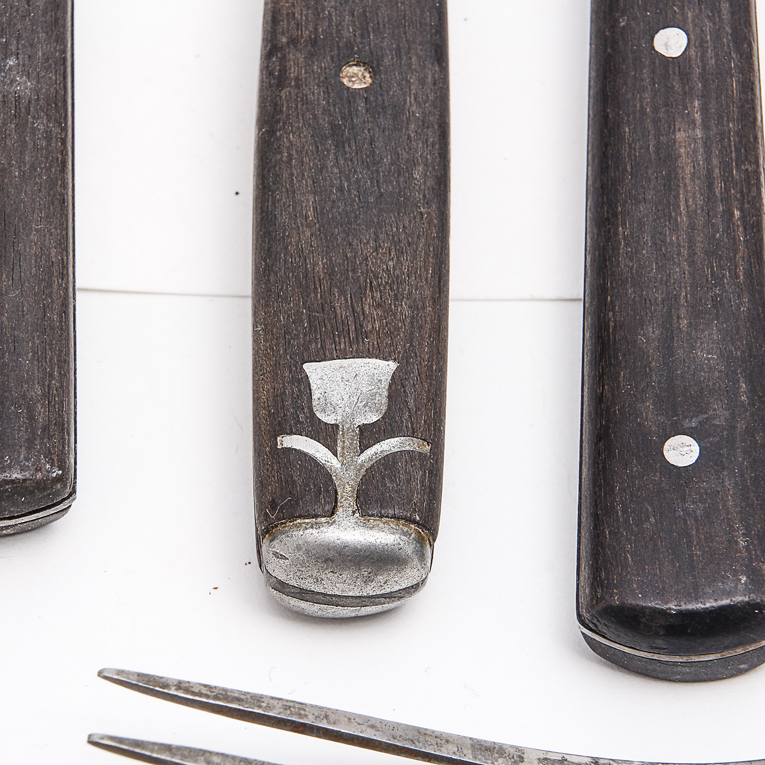 Collection of Antique Flatware including Horn Handled