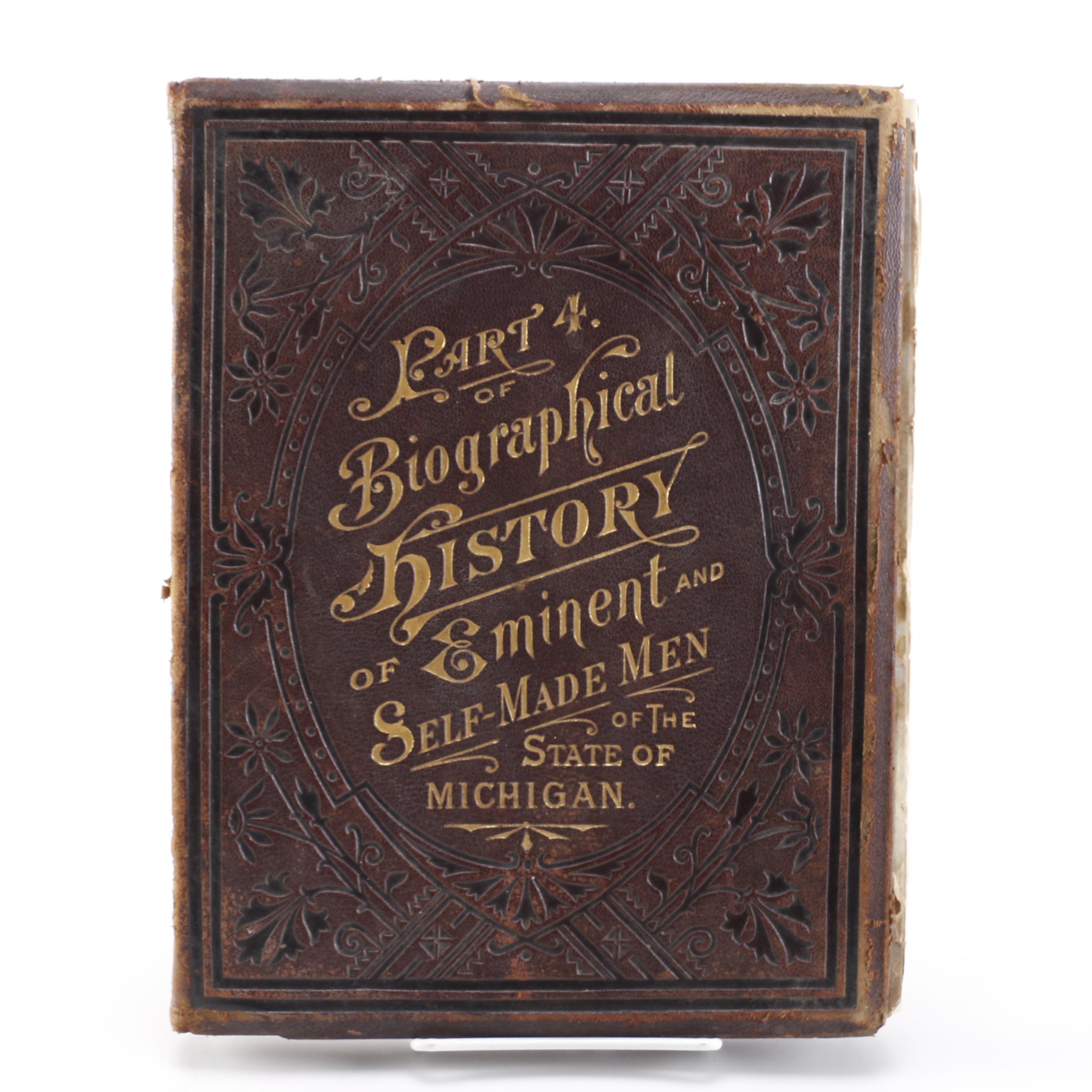 1878 Part Four of "Biographical History of Eminent and Self Made Men"