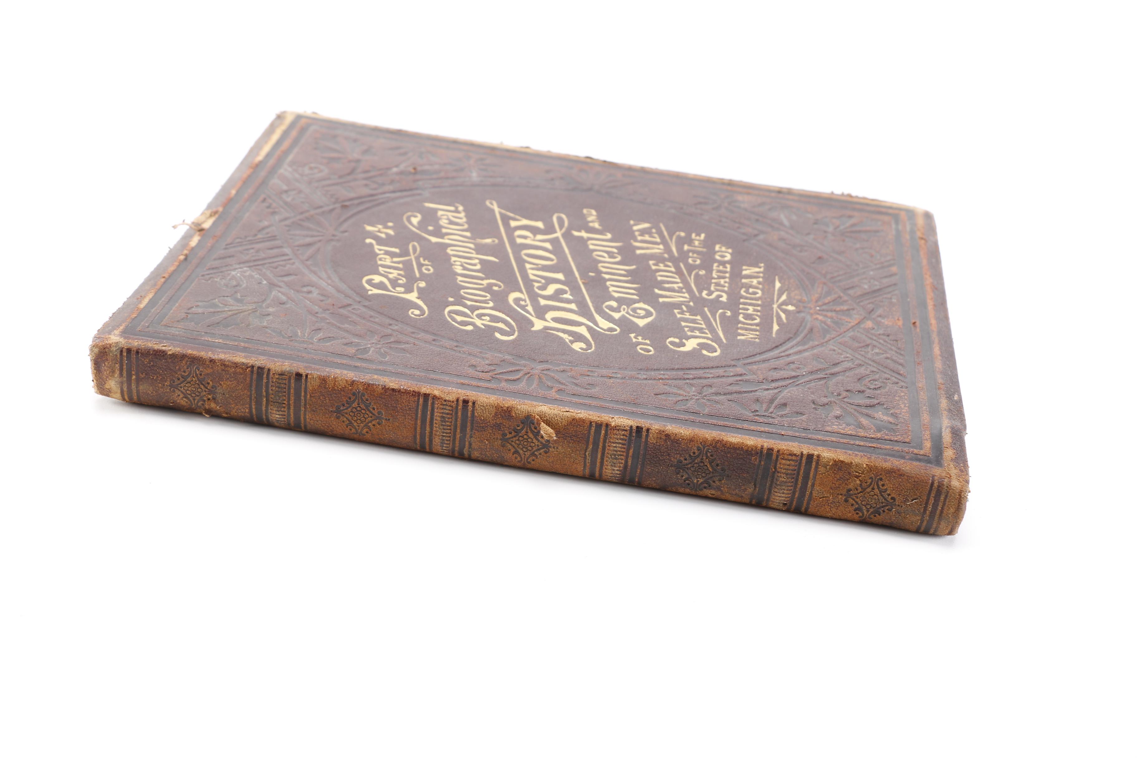 1878 Part Four of "Biographical History of Eminent and Self Made Men"