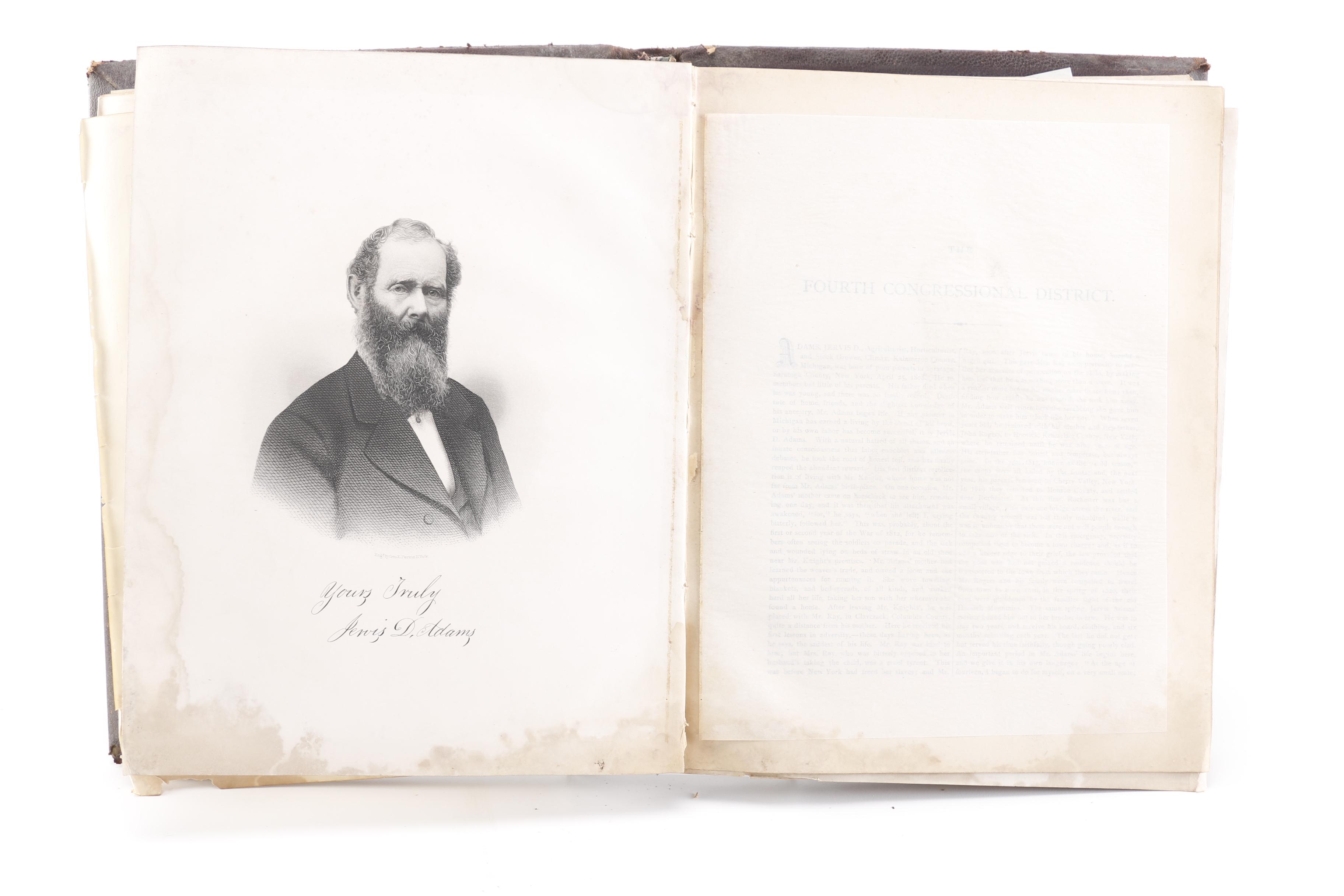 1878 Part Four of "Biographical History of Eminent and Self Made Men"