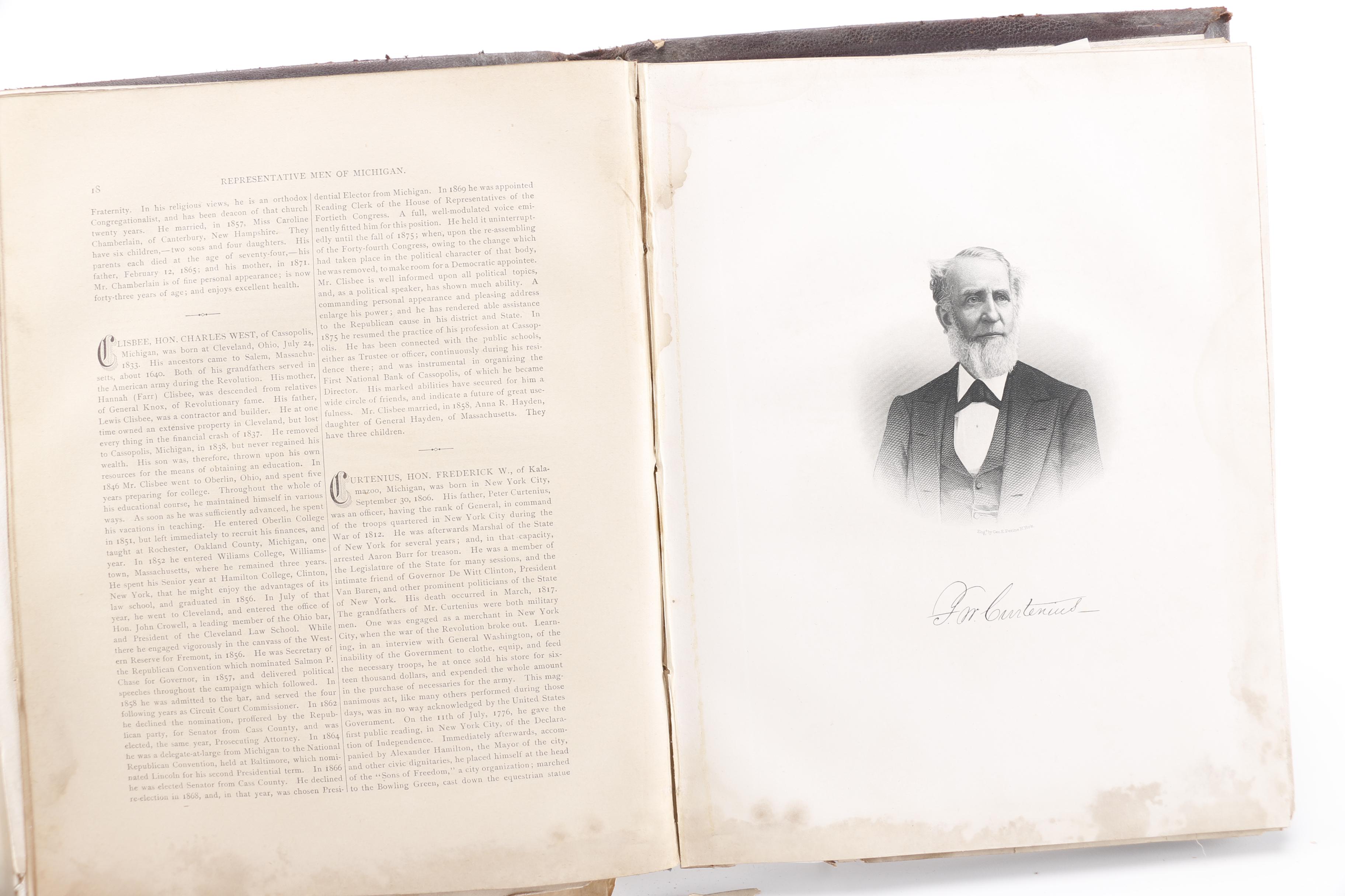 1878 Part Four of "Biographical History of Eminent and Self Made Men"