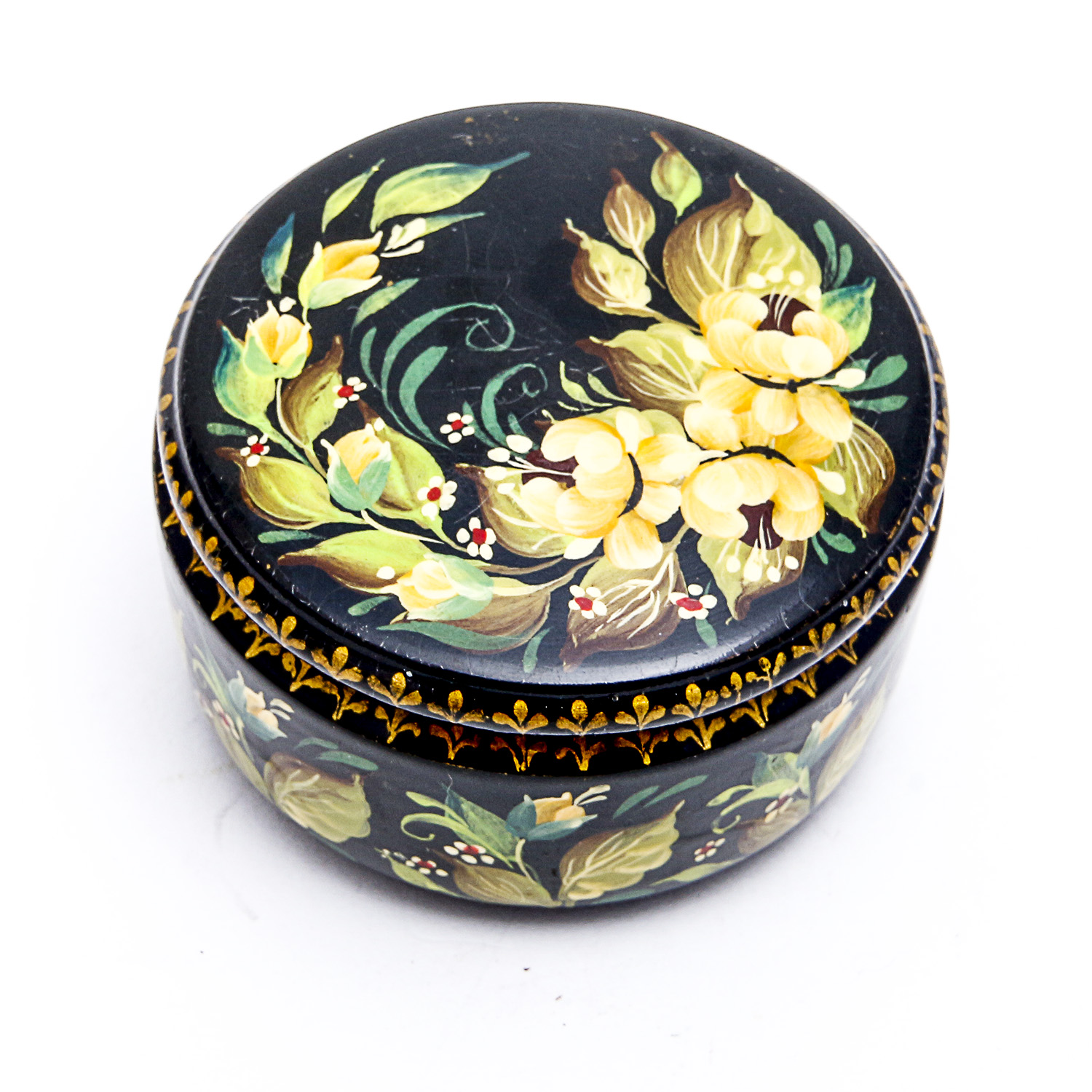 Pair of Lacquered Trinket Boxes