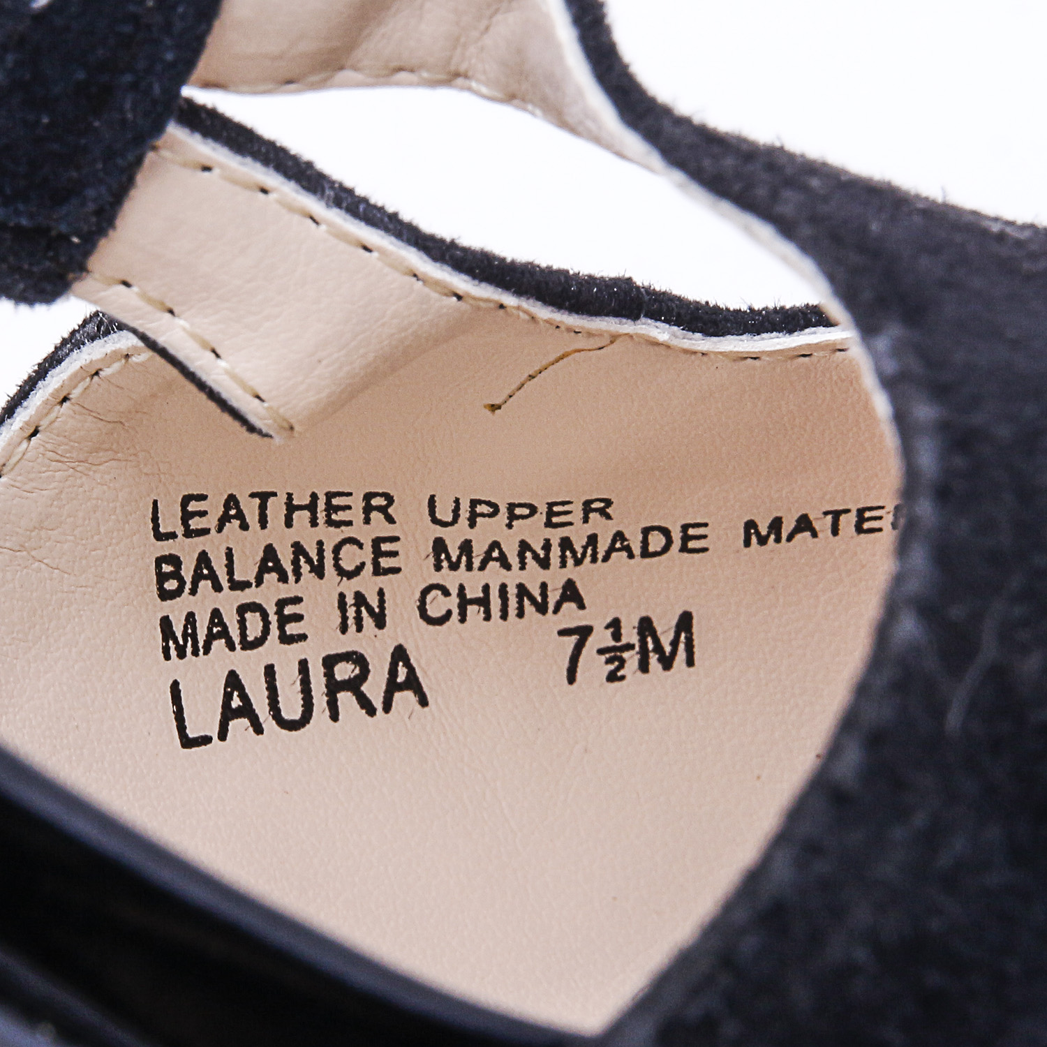 Pair of Violet & Red Leather and Suede Heels