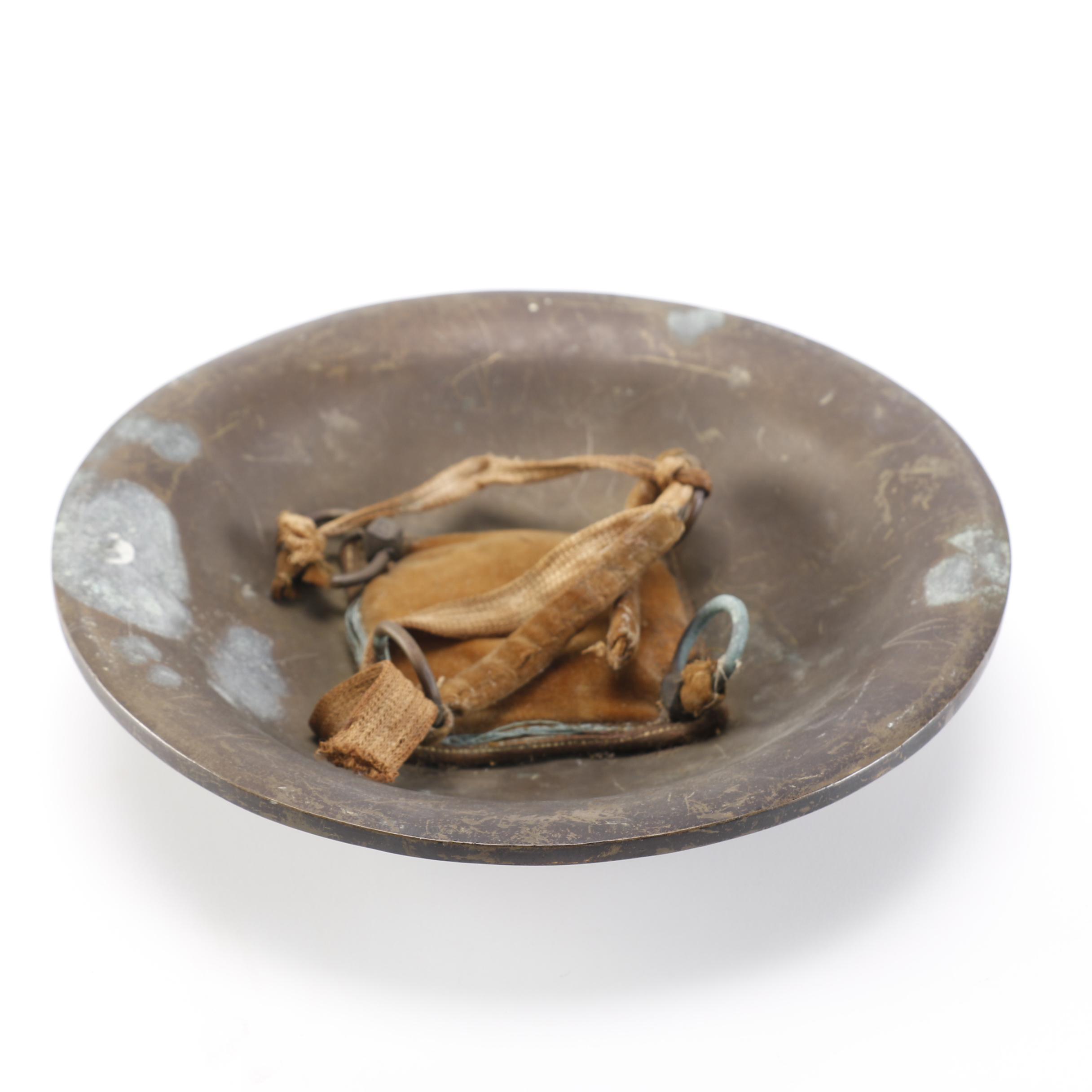 Red and Black Indian Kotgari Shield