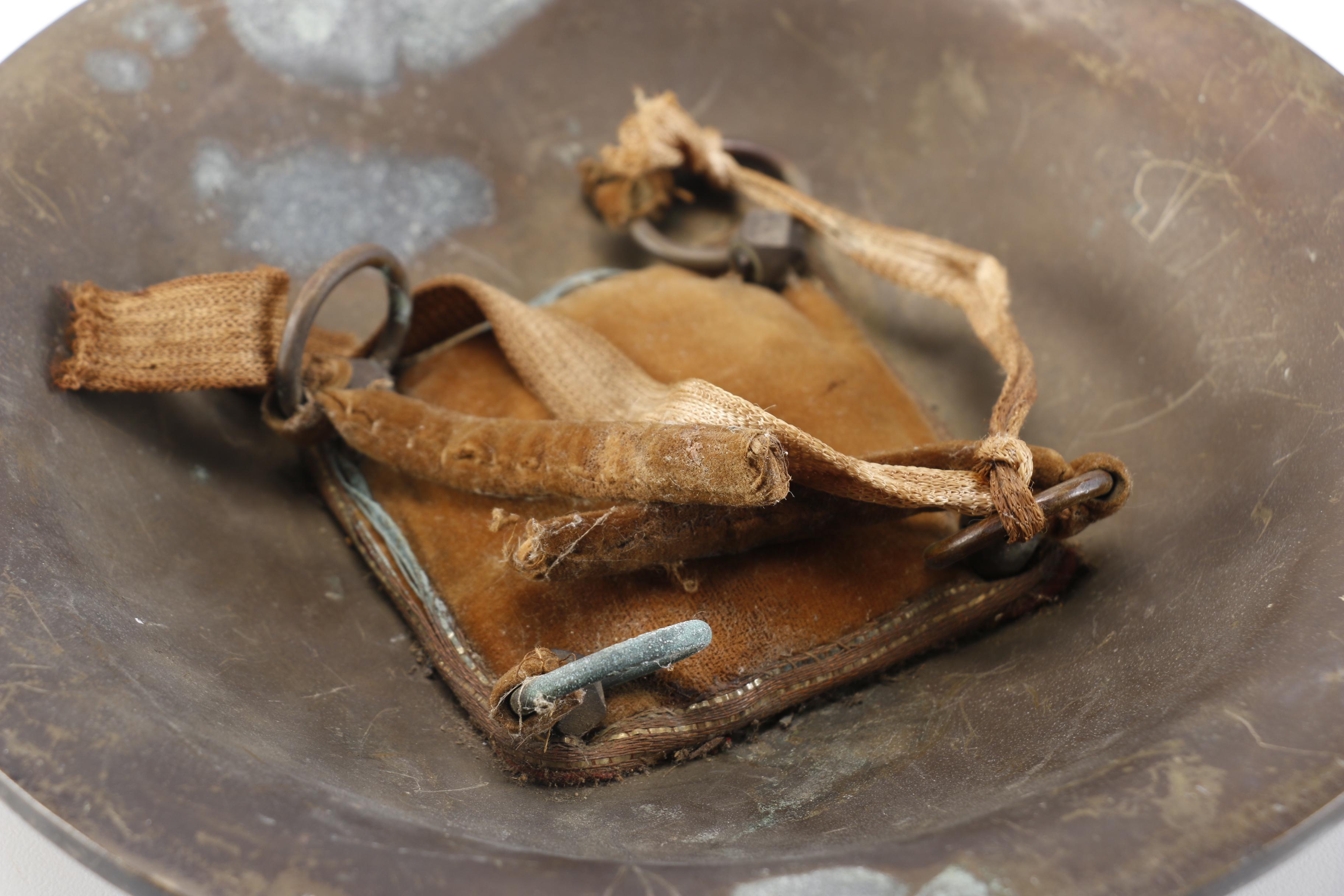 Red and Black Indian Kotgari Shield