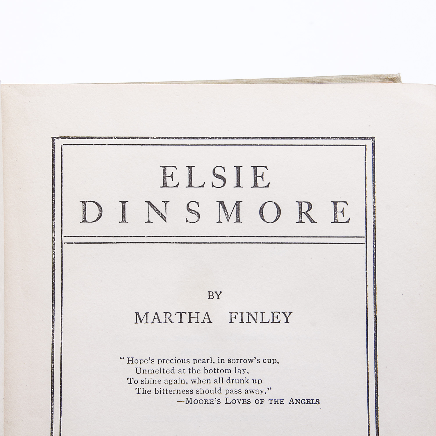 Antique Limited Edition Hardback "Elsie Dinsmore" by Martha Finley