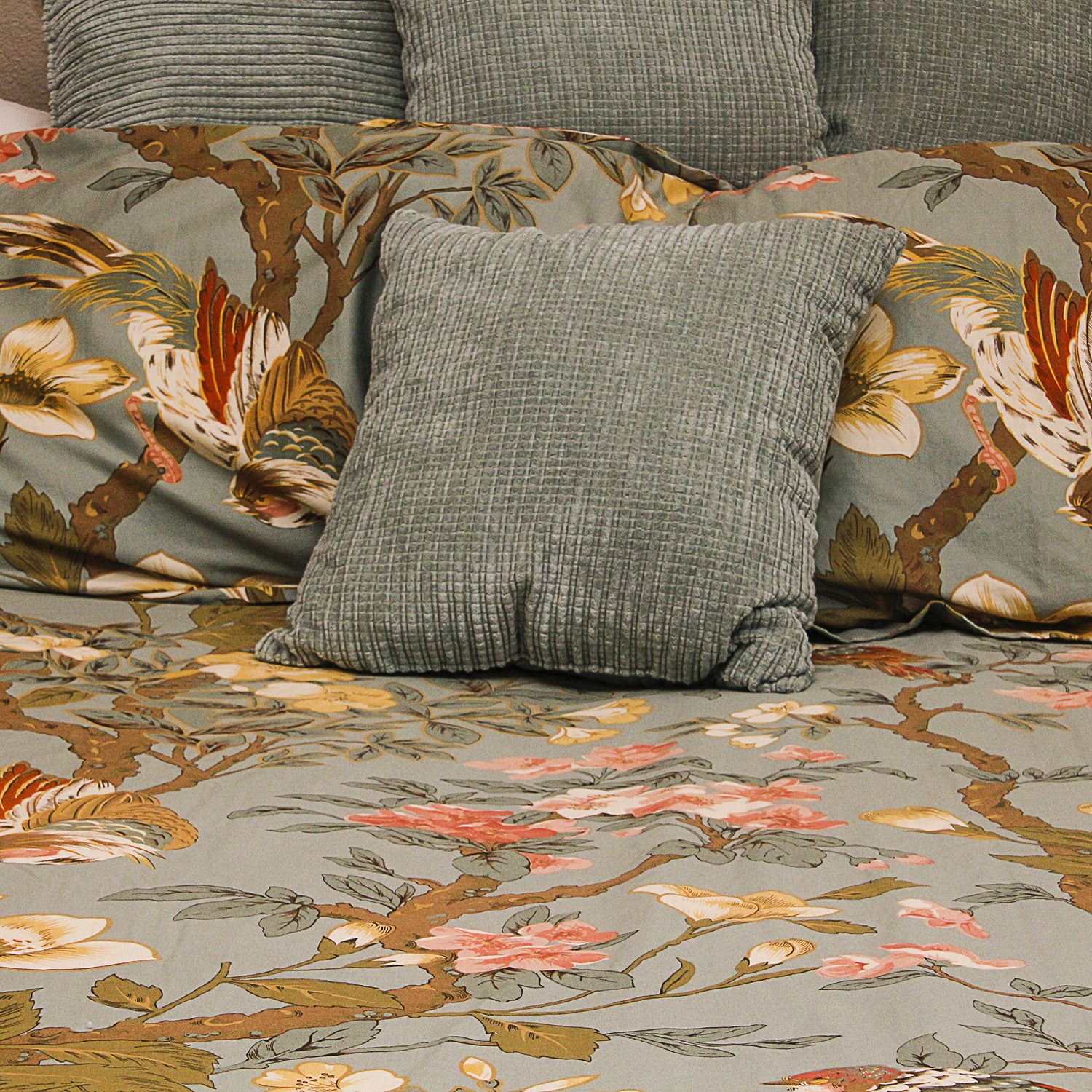 Organic Cotton Floral Duvet Cover and Pillow Cases From Pottery Barn
