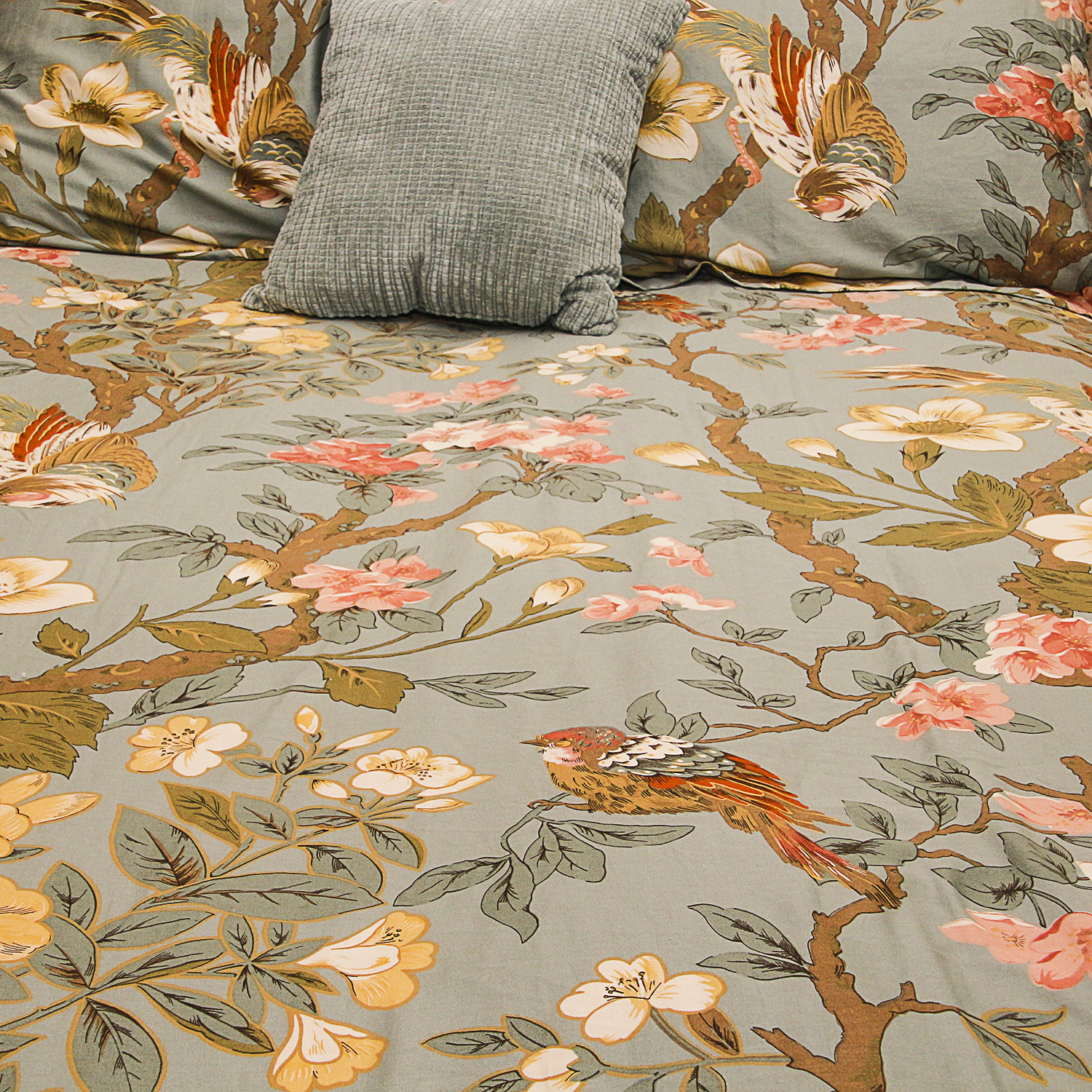 Organic Cotton Floral Duvet Cover and Pillow Cases From Pottery Barn