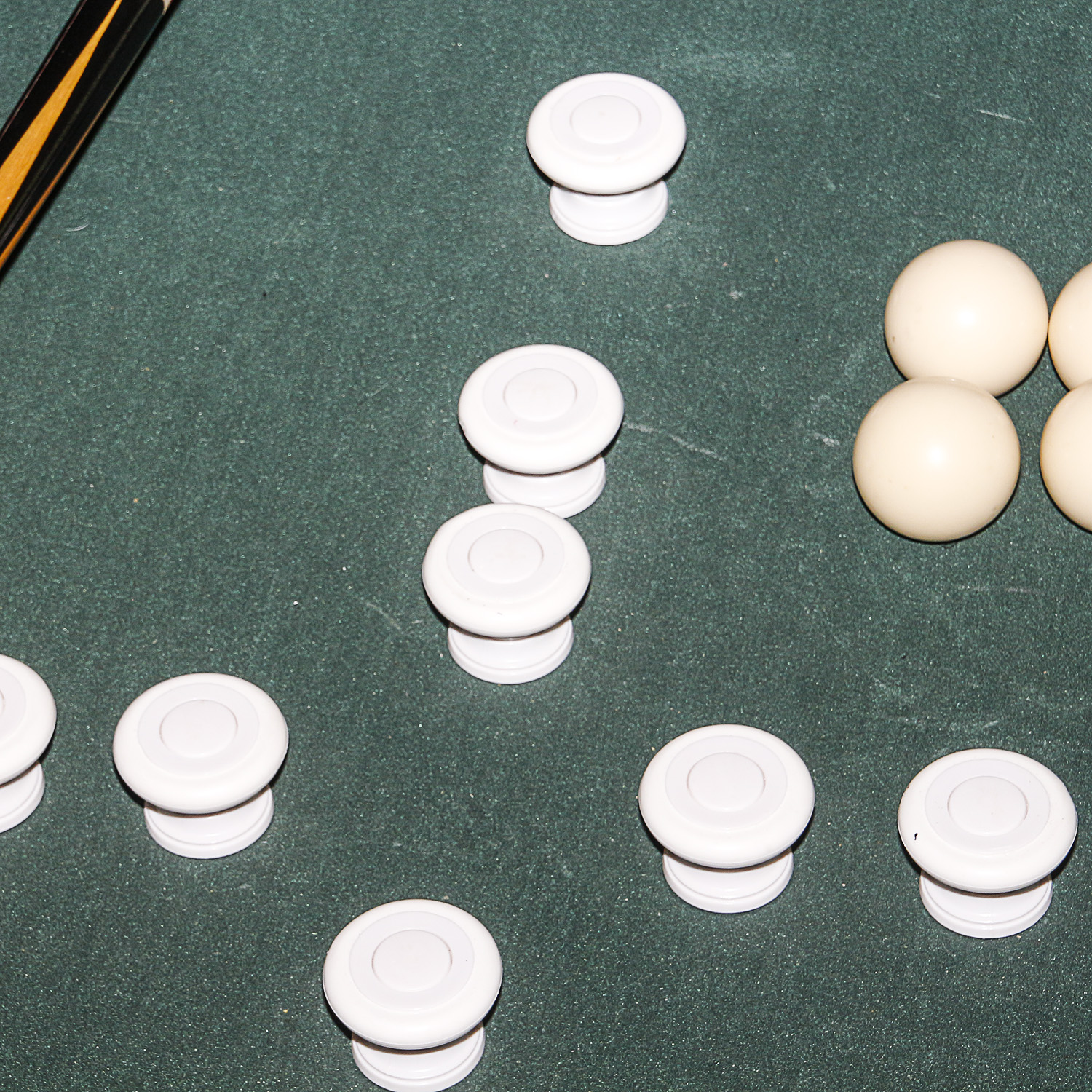 Wooden Poker and Bumper Pool Game Table