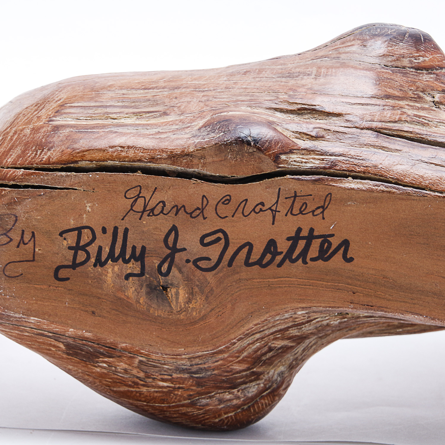 Hand Carved Wooden Mallard by Billy J. Trotter