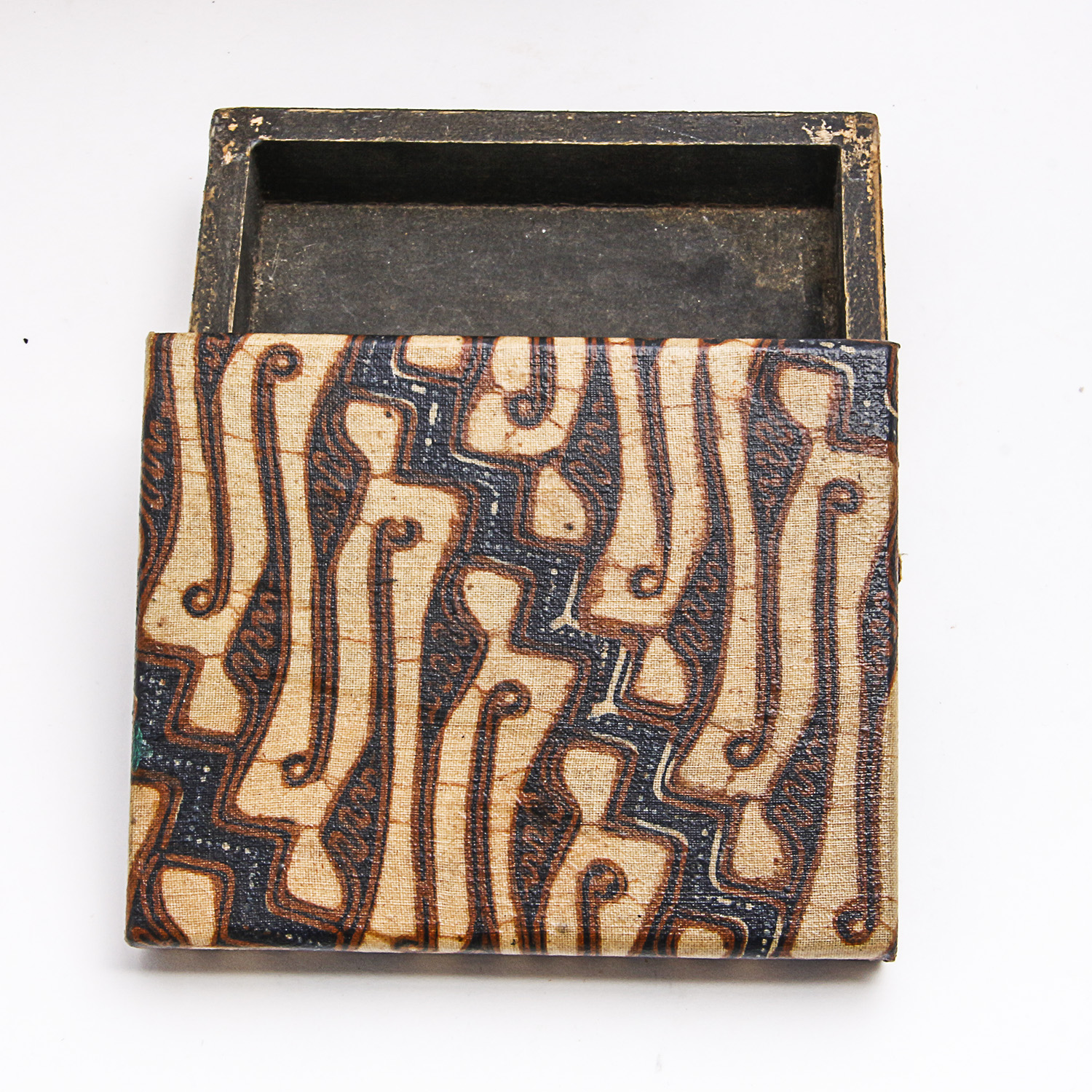 Collection of African Boxes Wrapped in Bark Paper