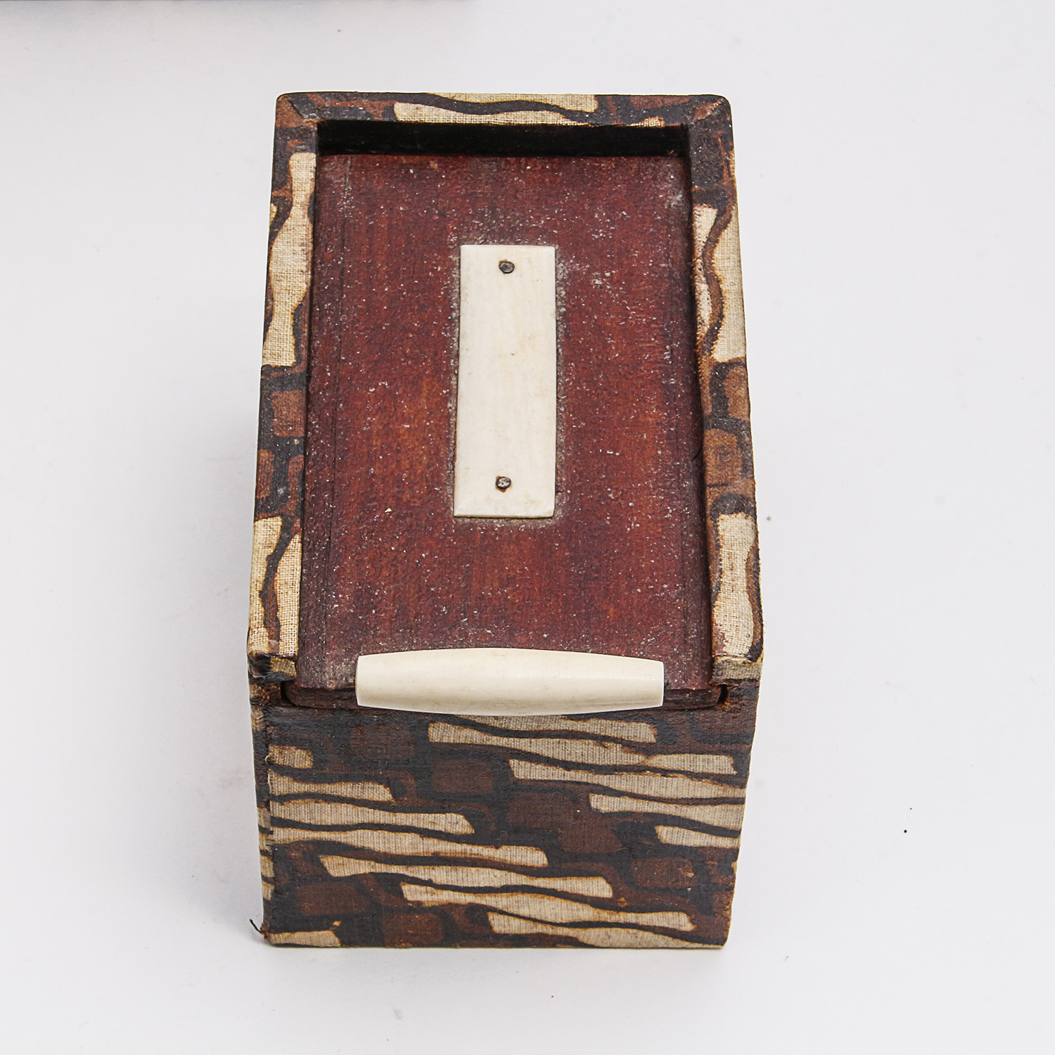 Collection of African Boxes Wrapped in Bark Paper