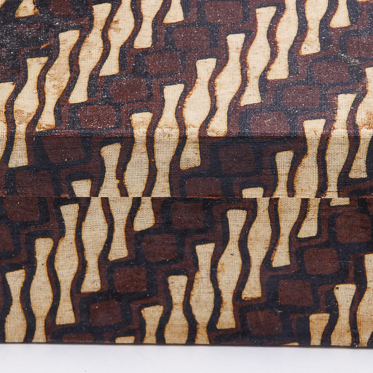 Collection of African Boxes Wrapped in Bark Paper