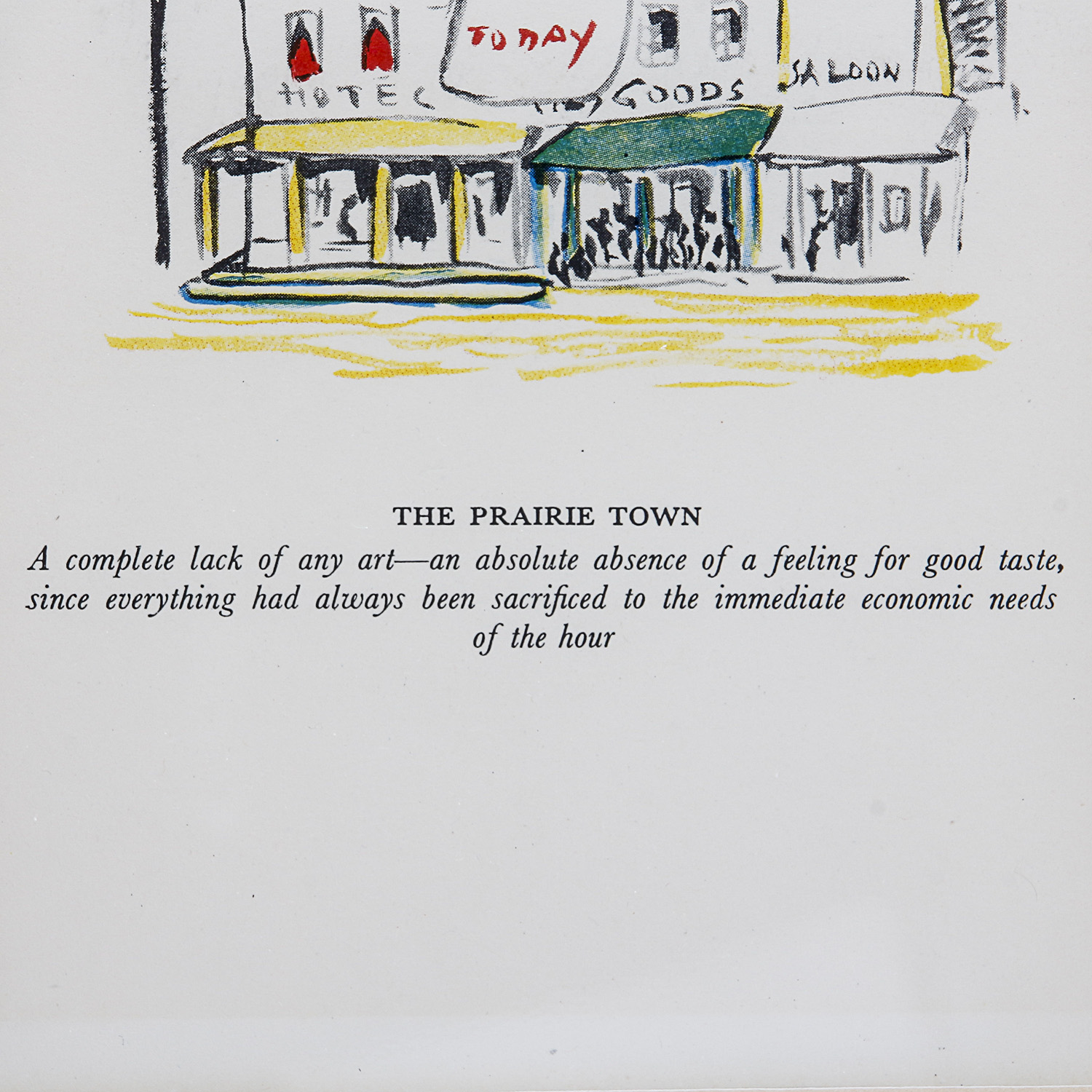 Vintage Midwest Humor Cartoon