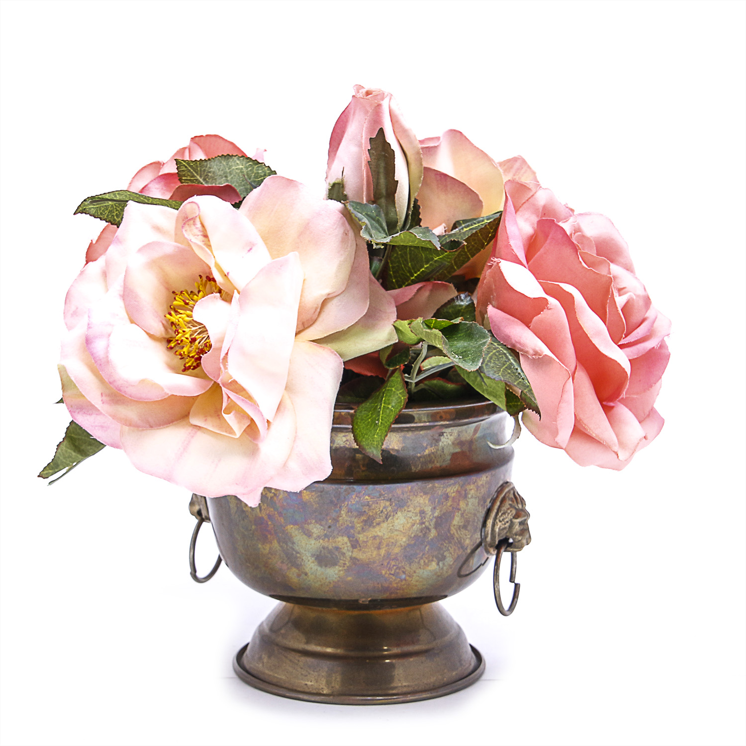 Pair of Custom Designed Floral Displays