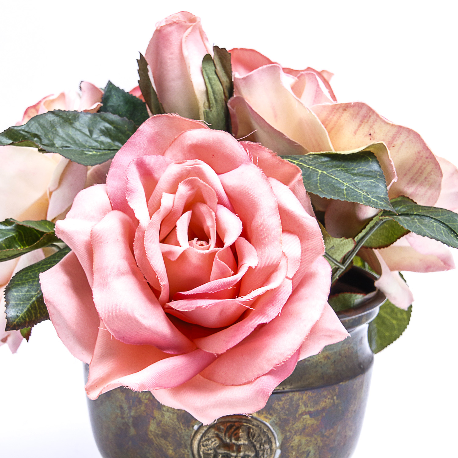 Pair of Custom Designed Floral Displays