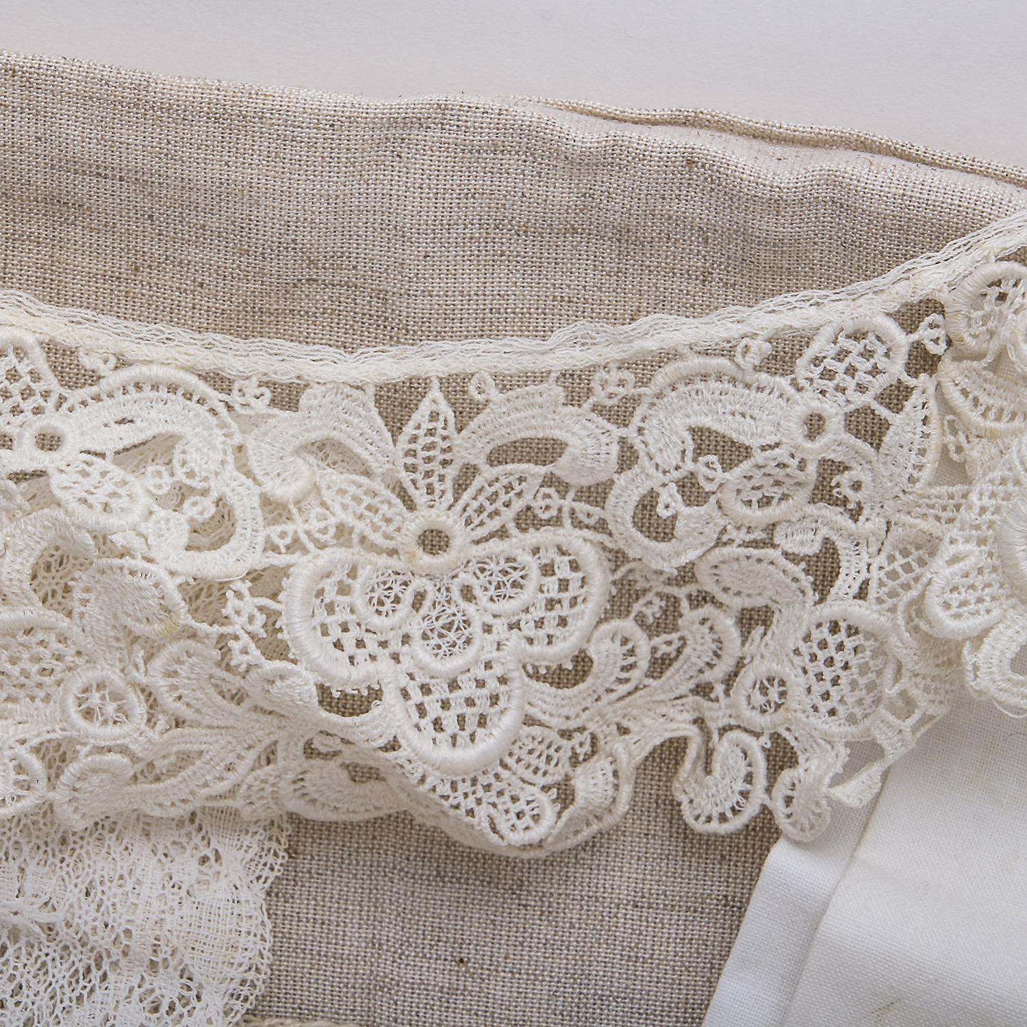 Collection of Vintage Lace, Trims, and Linens